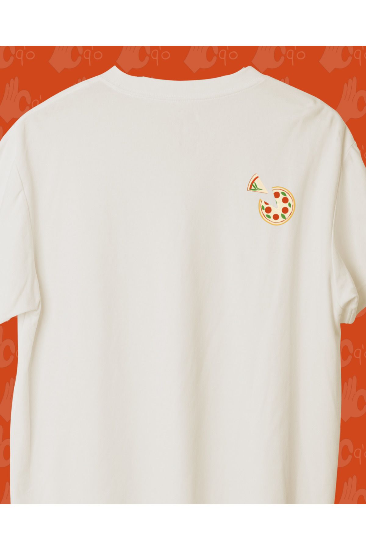 oq'o Margherita - Nakışlı Basic T-shirt