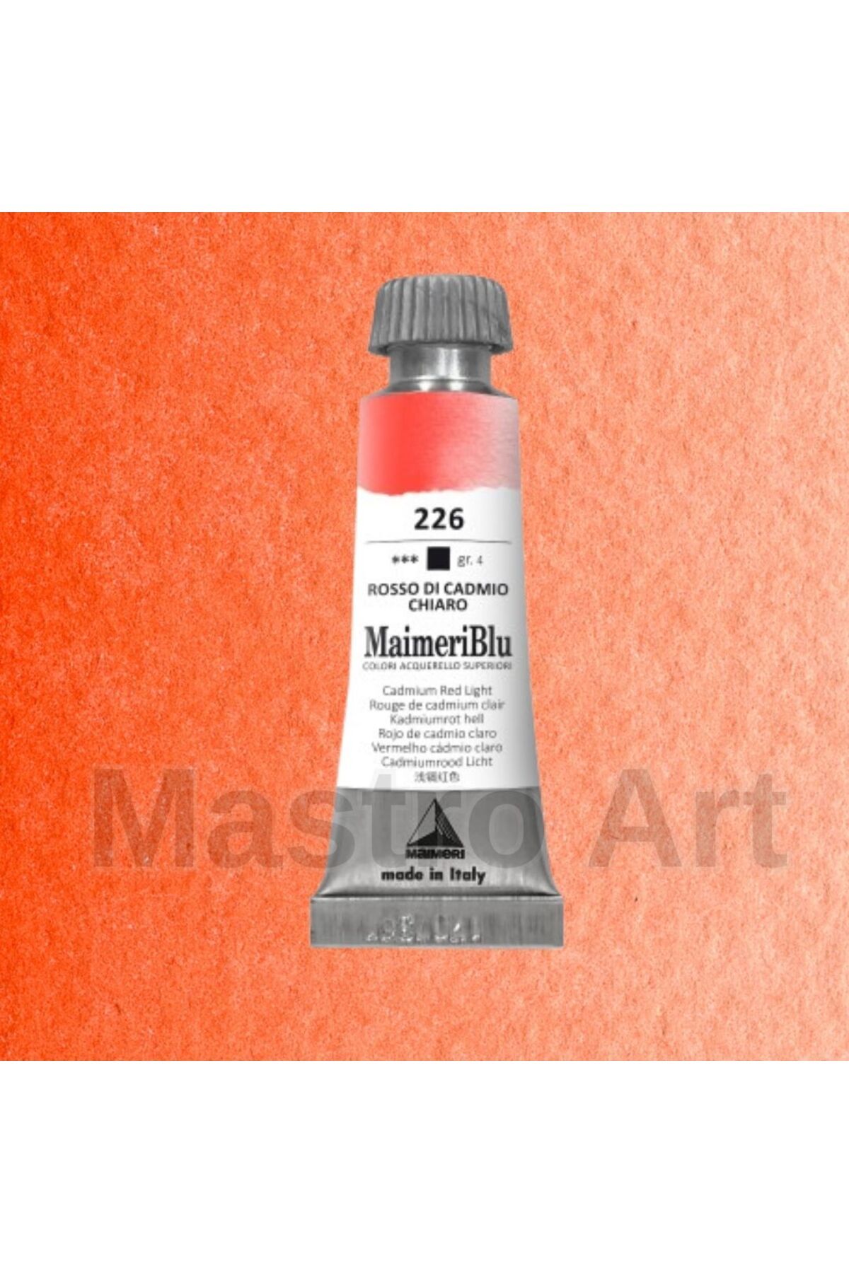 Maimeri Blu Tüp Sulu Boya 12 ml S4 226 Cadmium Red Light