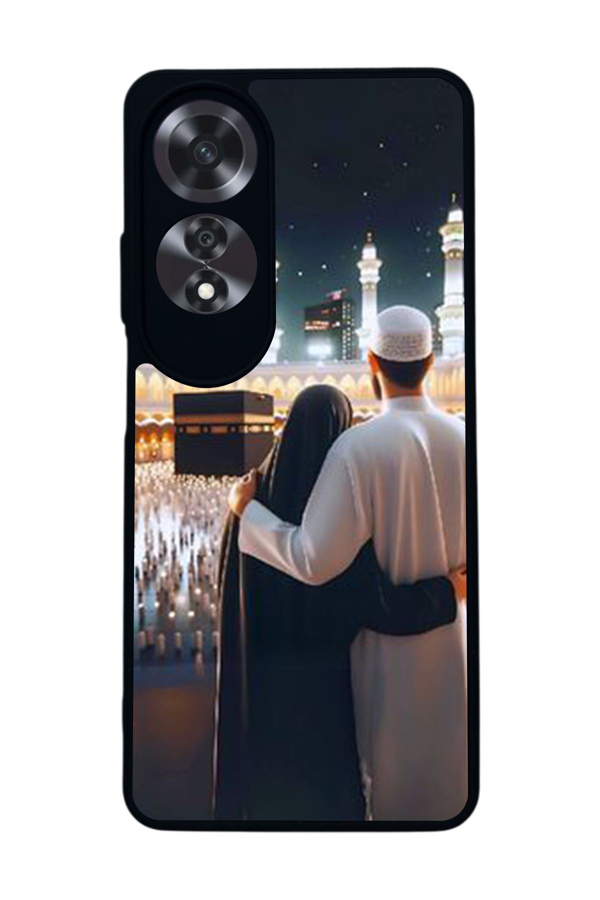 OPPO A60 Mat Siyah uyumlu Kılıf – Yumuşak Silikon, Koruyucu, Şok Emici Kapak