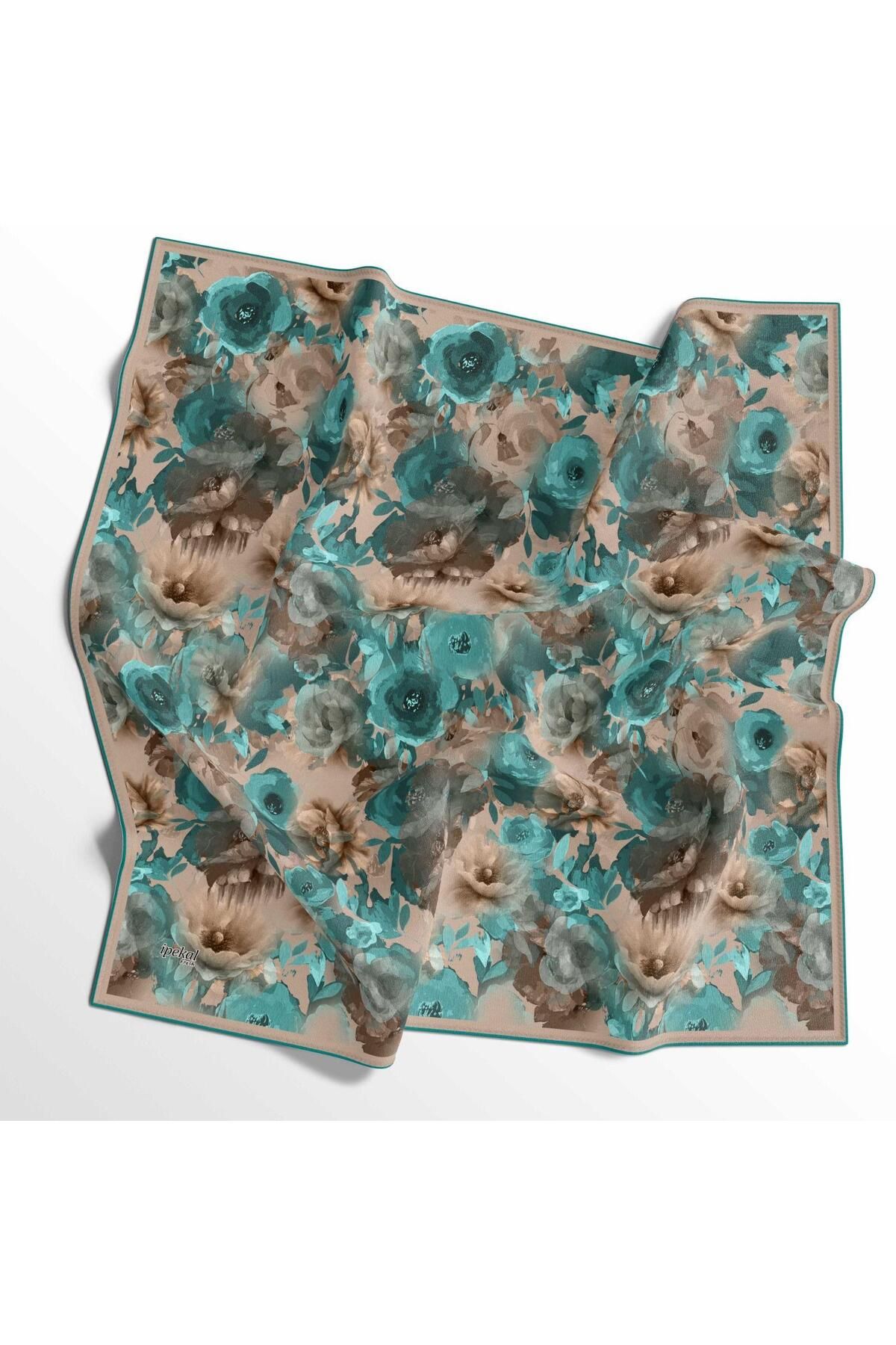 İpekal Soft Pamuk Eşarp - 05399 - 0612 90 x 90 Camel - 06