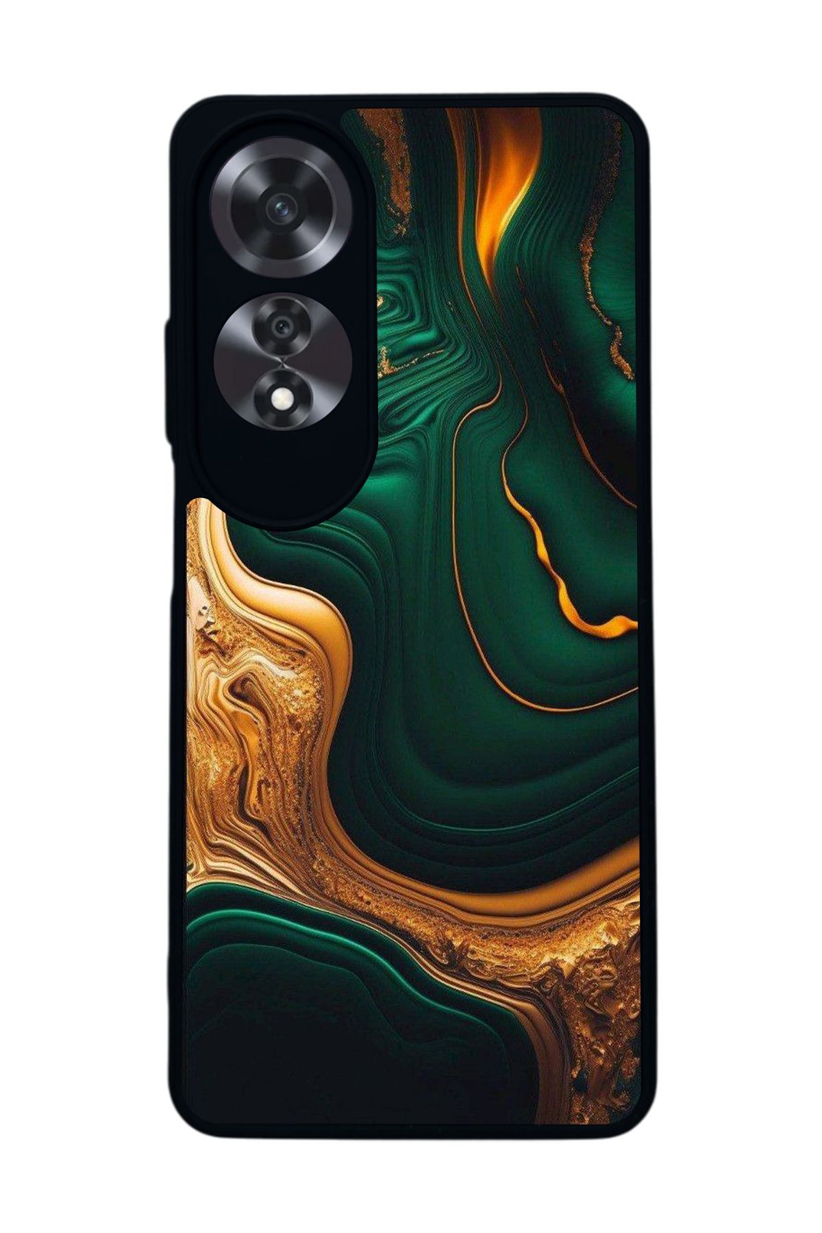 OPPO A60 Mat uyumlu Siyah Kılıf – Yumuşak Silikon, Koruyucu, Şok Emici Kapak