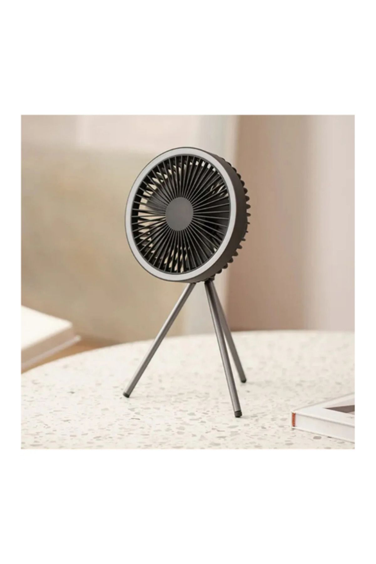 Hietech 360° Dönebilen Süper Sessiz Ayarlanabilir Çıkarılabilir Kamp Tipi Soğutucu Vantilatör Fan Bmfn11