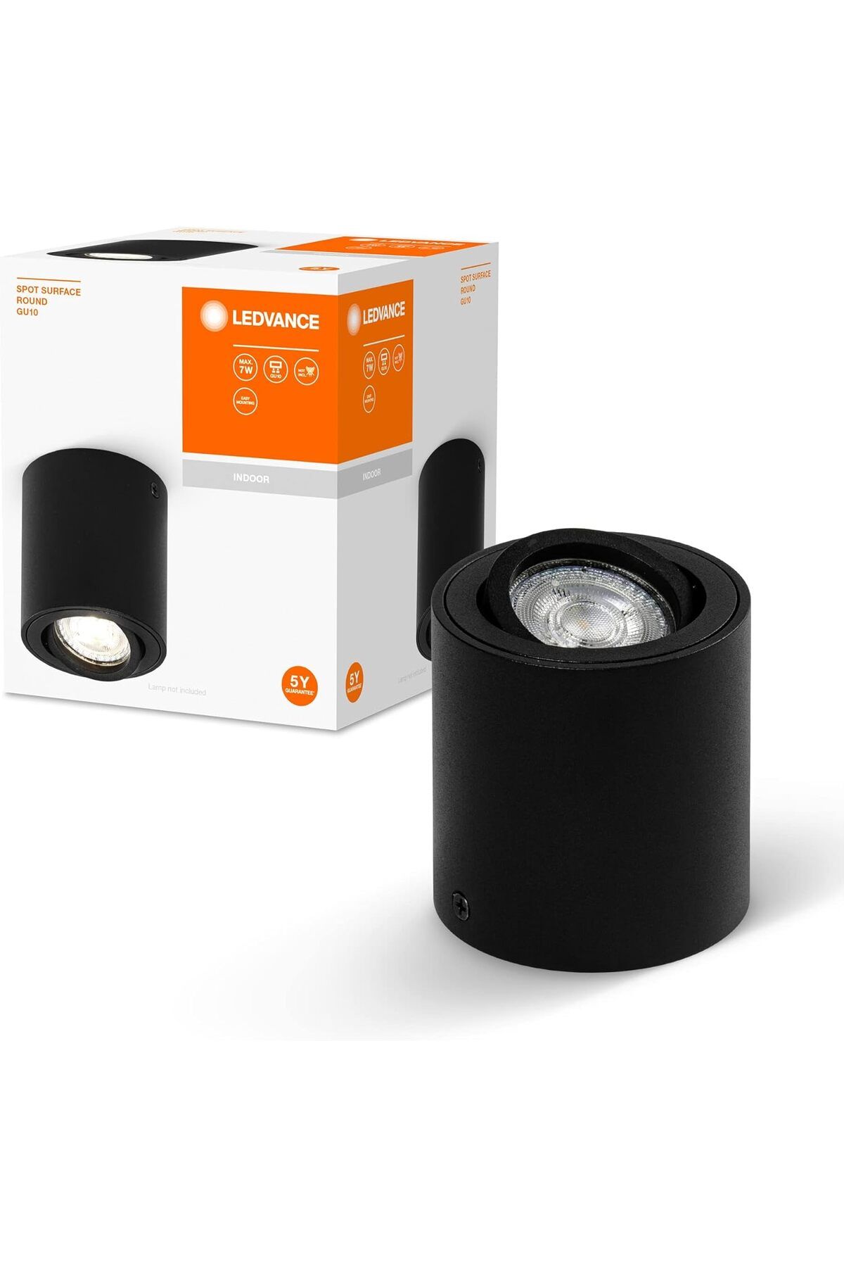 Ledvance LED SIVA ÜSTÜ SİLİNDİR SPOT SİYAH