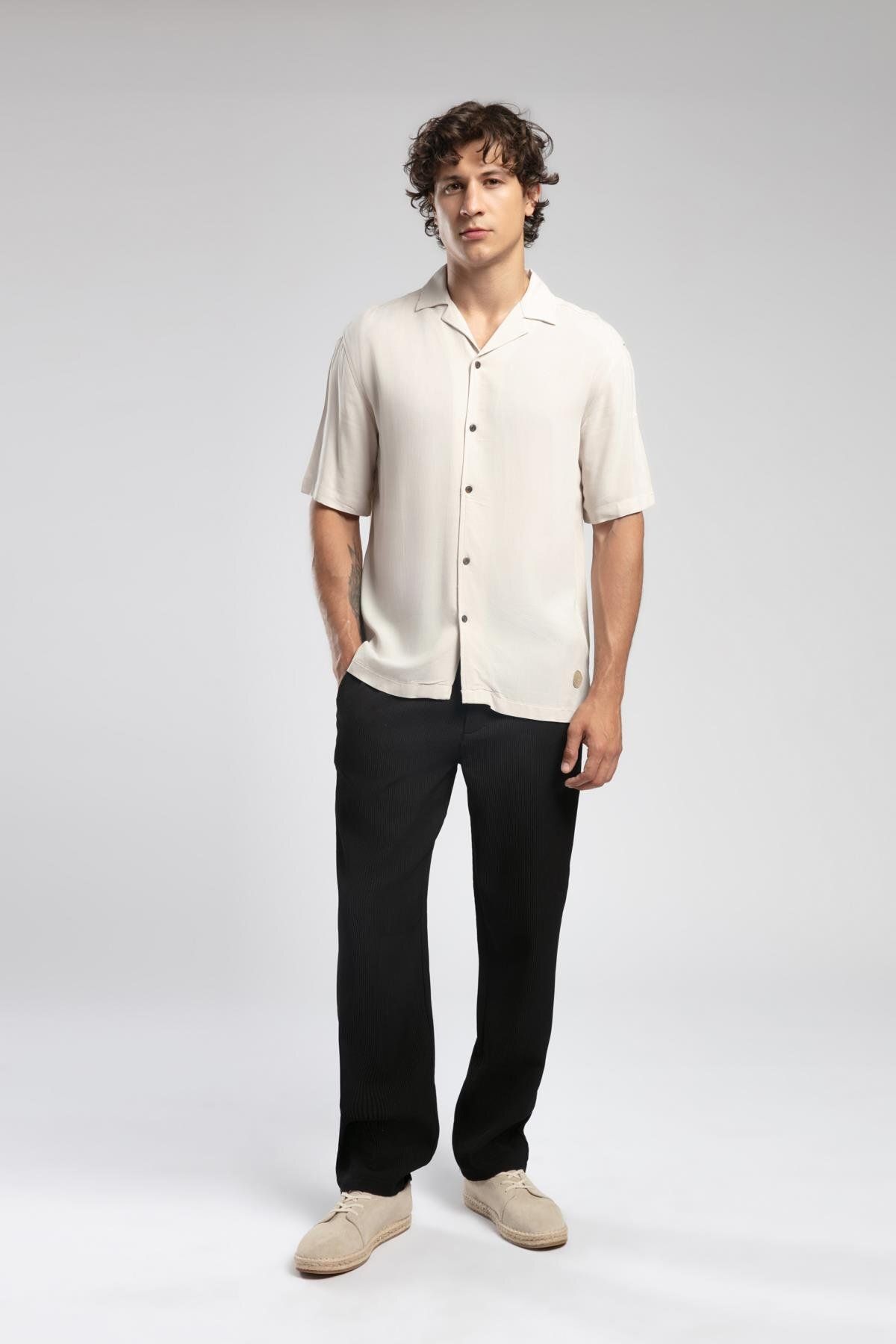 Lee Cooper Joanka Normal Bel Normal Kesim Düz Paça Siyah Erkek Pantolon