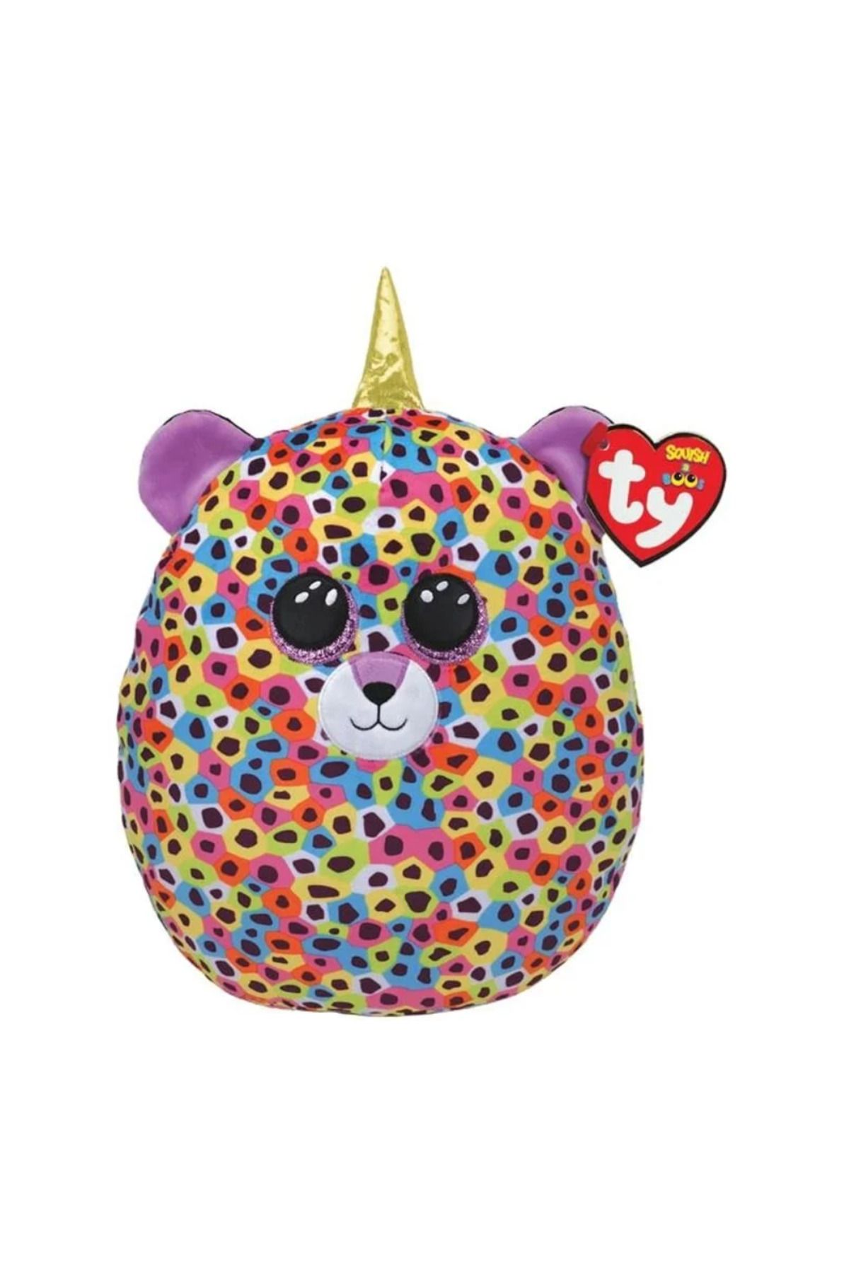 swilex yt Squishy beanis Yastık Renkli Leopar Giselle 26 cm