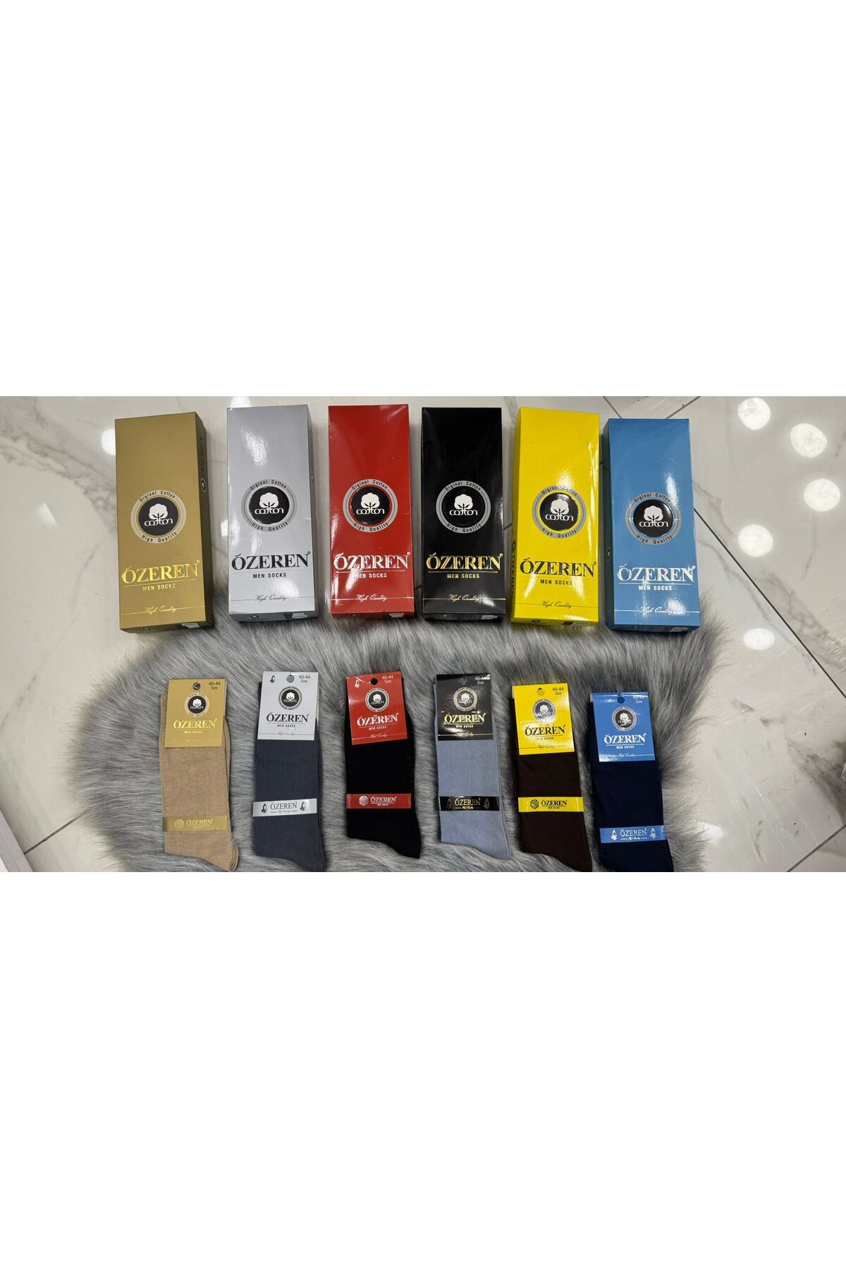 Fily İç Giyim ÖZEREN Lüx Cotton Klasik Erkek Çorap EKONOMİK PAKET (12 ADET)