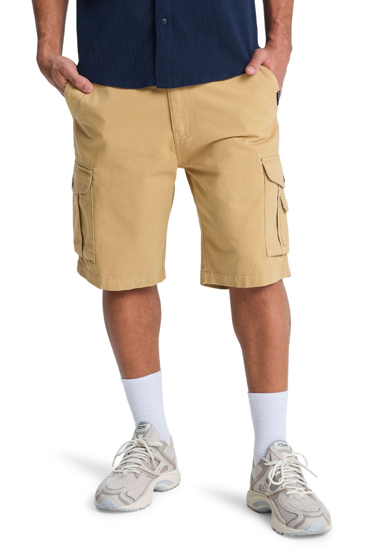 Quiksilver CRUCIAL BATTLE CARGO Bej Erkek Şort