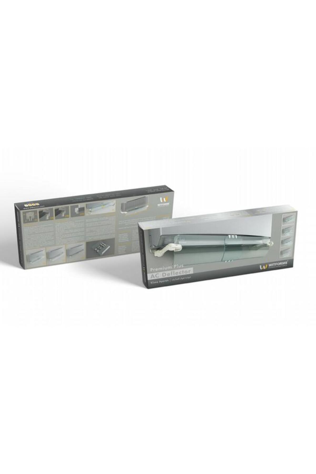 Generic-Witforms Premium Plus Multiple Installation Curvy Wide Split AC Air Flow Deflector Clear 4967 2