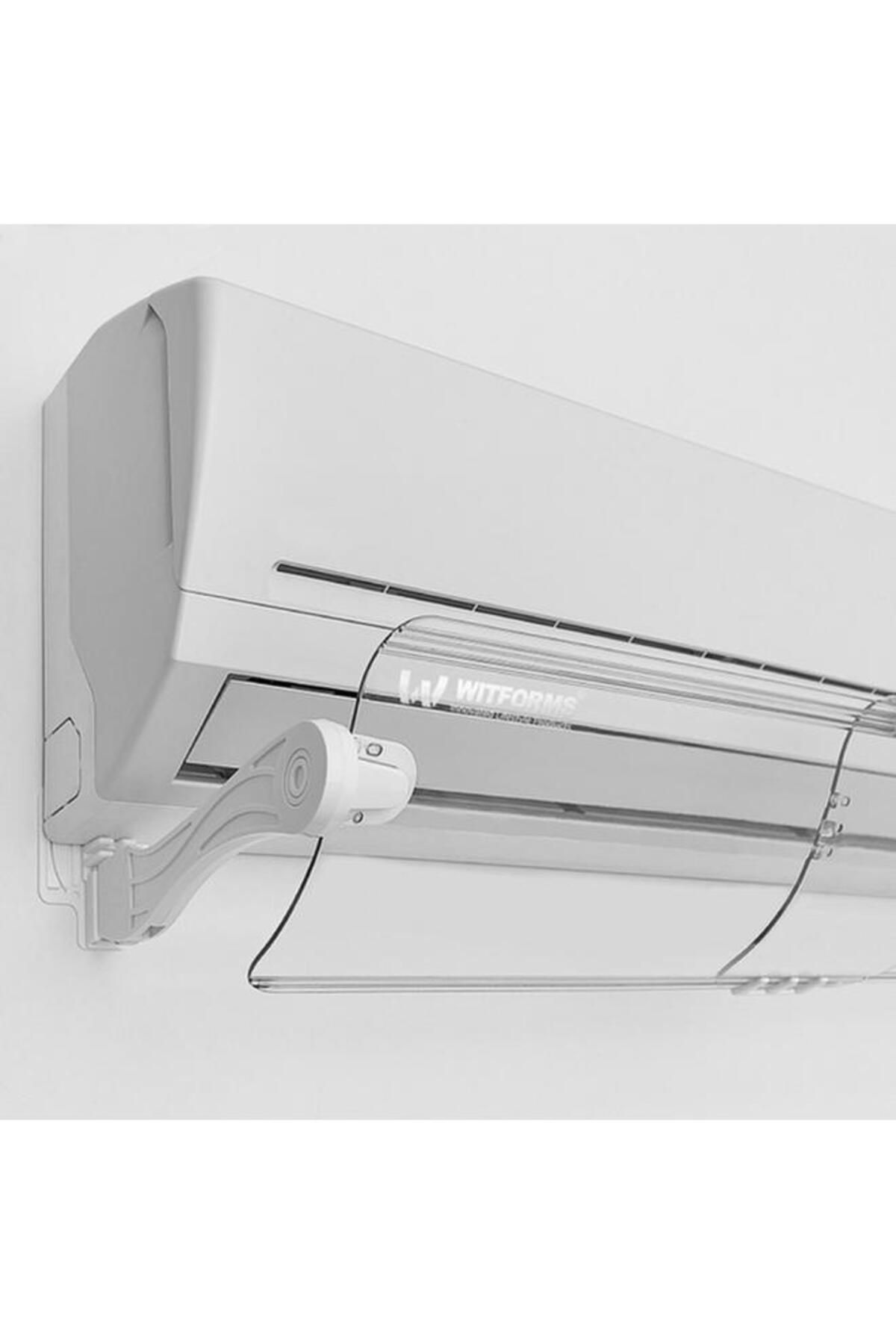 Generic-Witforms Premium Plus Multiple Installation Curvy Wide Split AC Air Flow Deflector Clear 4967 3