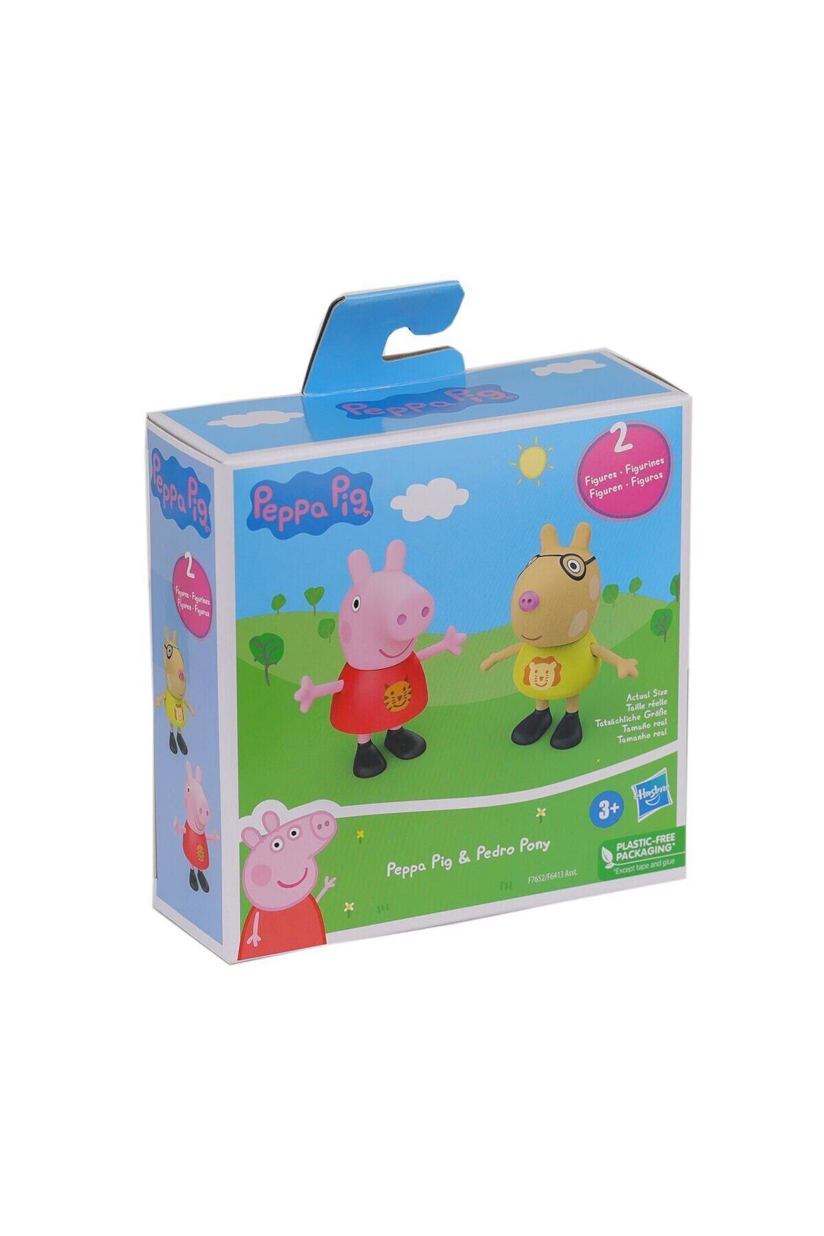 Easy Tedarik F6413 Peppa Pig Peppanın En İyi Arkadaşları Oyun Seti +3 yaş