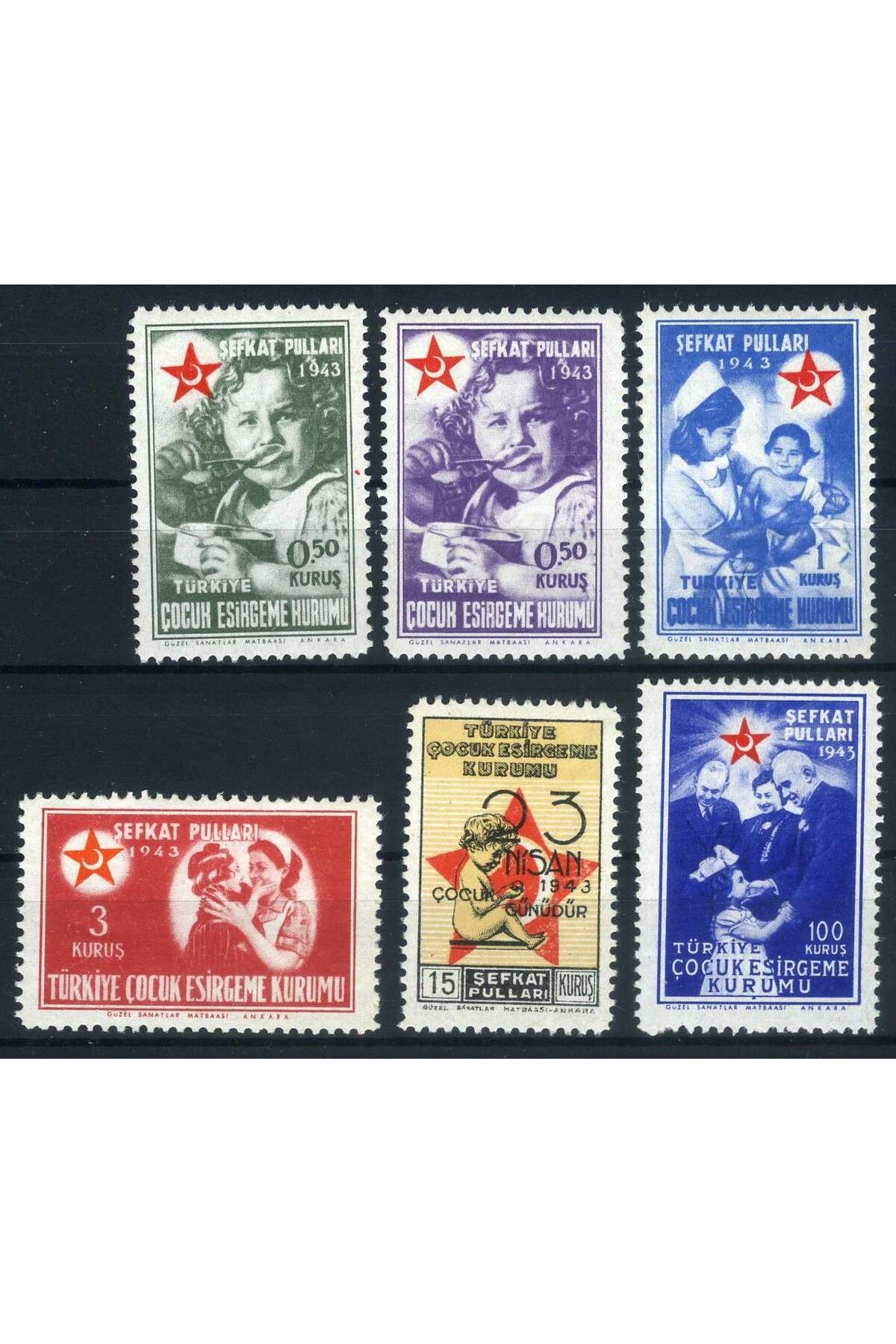 Jupiter Stamps Koleksiyon Pulları,23 Nisan Çocuk Bayramı Anı Pulları,Konsept Hediyelik,Hobiler,ASB-822225174
