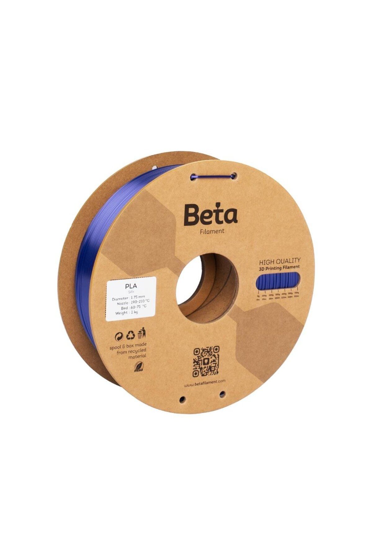 Beta Filament Beta PLA-Silk Filament Purple