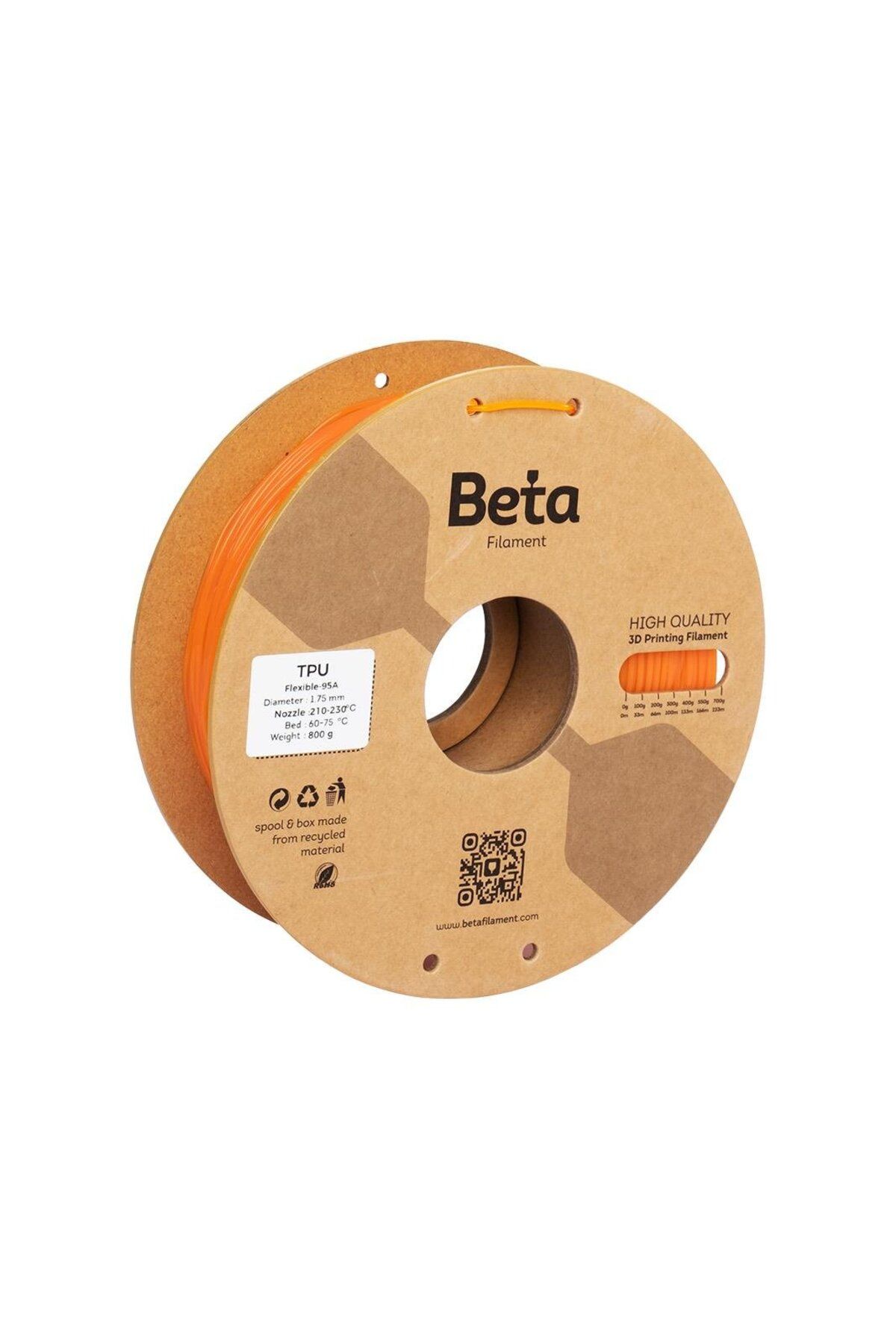Beta Filament Beta TPU 95A Filament Orange