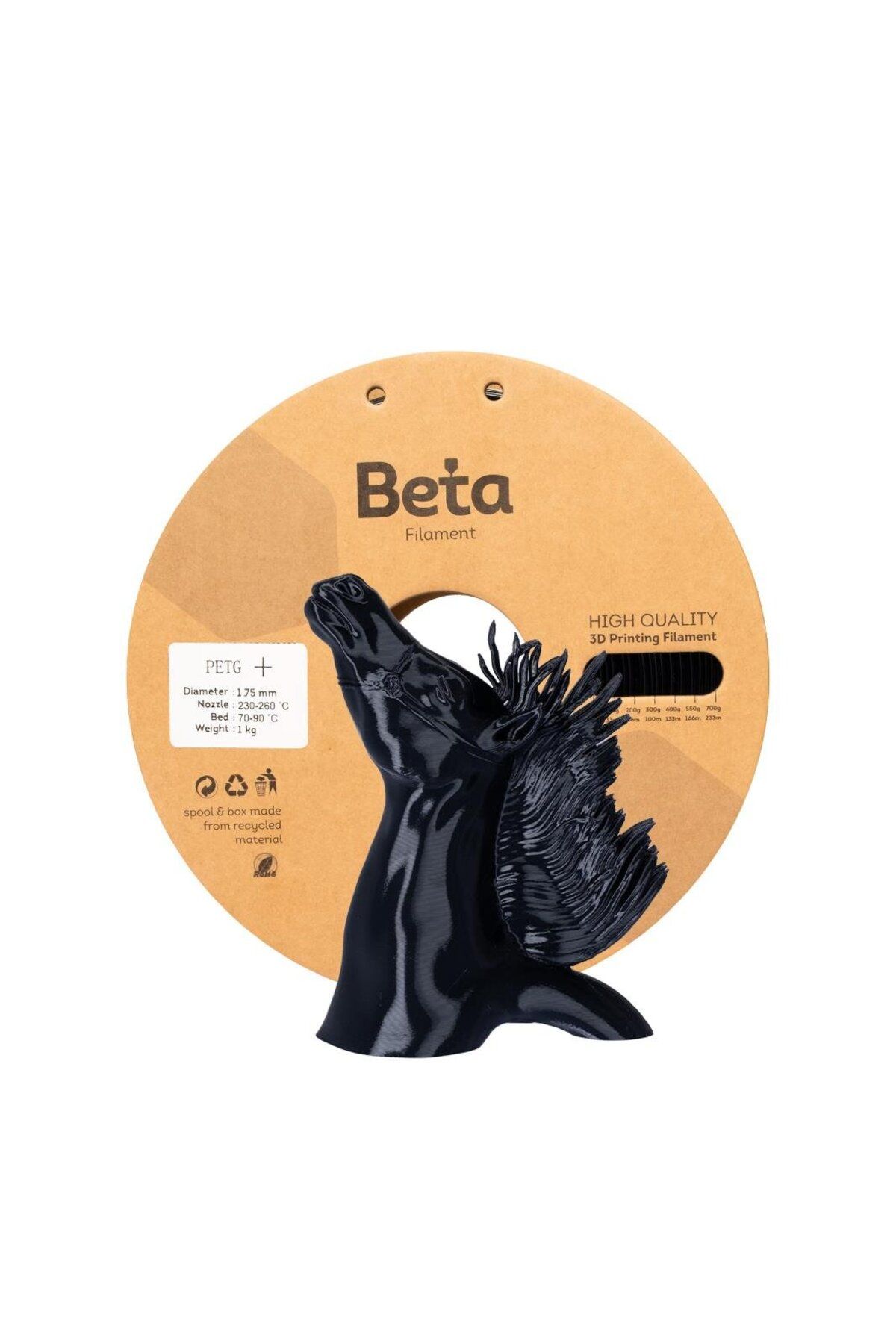 Beta Filament Beta PETG+ Filament Black