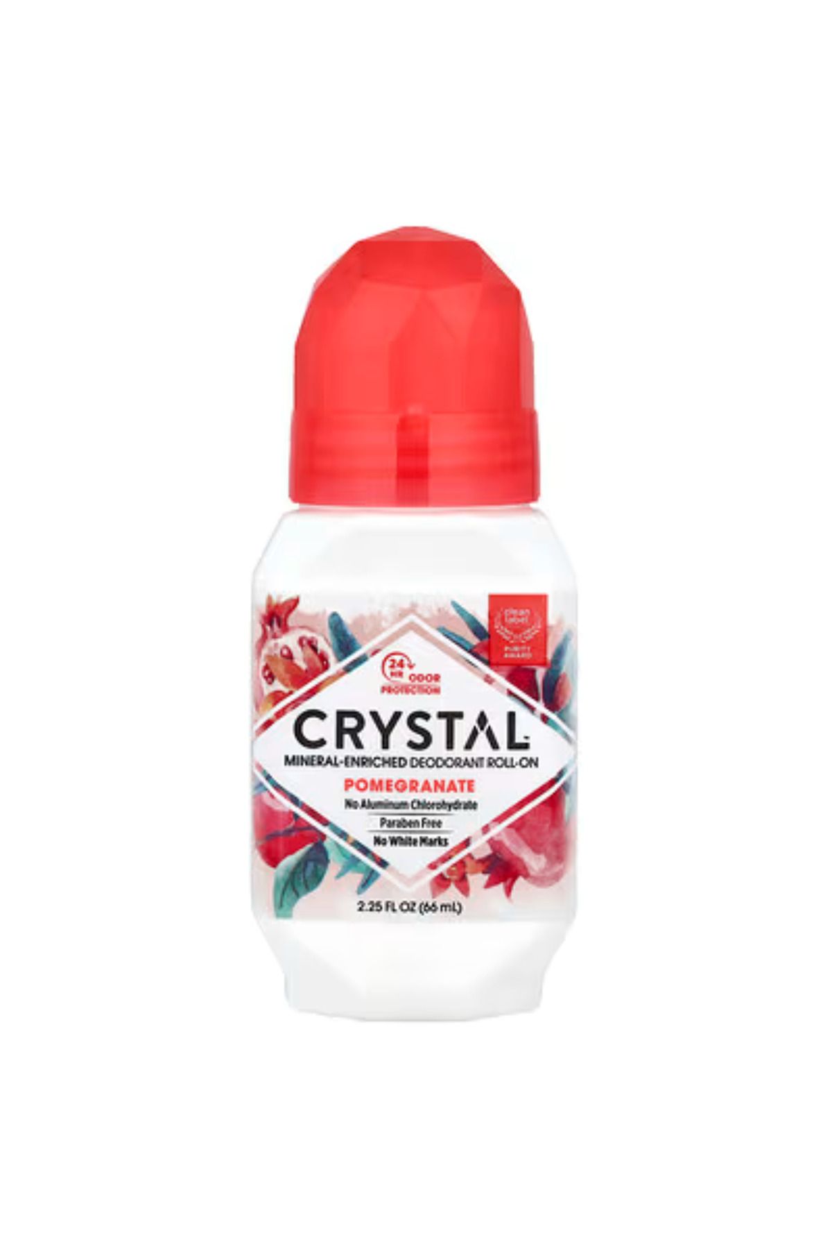 CRYSTAL Pomegranate Deodorant Roll On 66 ML
