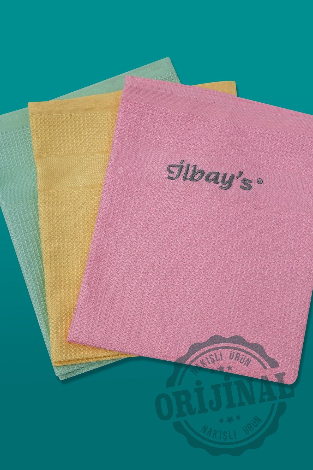 İLBAY'S Orijinal 3'lü Alman Temizlik Bezi (42 X 68) Lbys651