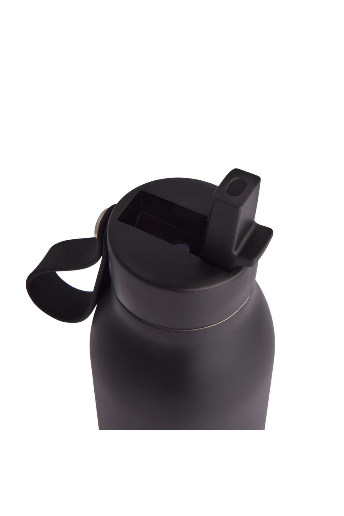 manna-Hydration Modern Flip Double Wall Insulated Stainless Steel Water Bottle Onyx Powder 20oz 3
