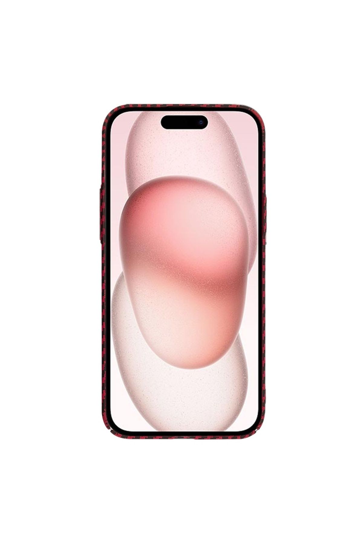Techsuit-IPhone 15 Case - Techsuit Carbonite FiberShell - Red 2