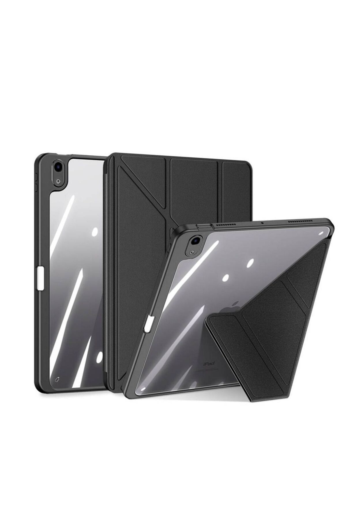 Gtech-Tablet Case G-Tech Magi Dux Ducis Folding Stand, Compatible with Apple iPad 10 2022, 10.9 inch,Clear 4
