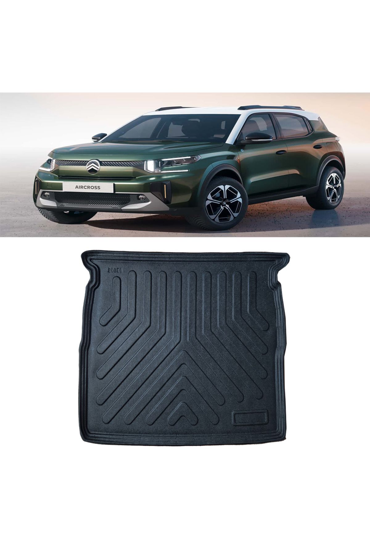 Rizline Citroen C3 Aircross Elektrikli Üst Kademe 2025 ve Sonrası 3D Bagaj Havuzu