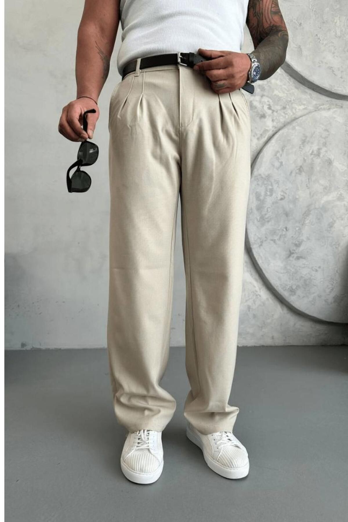 Z1MAN Yüksek Kalite Kumaş Baggy Pantolon