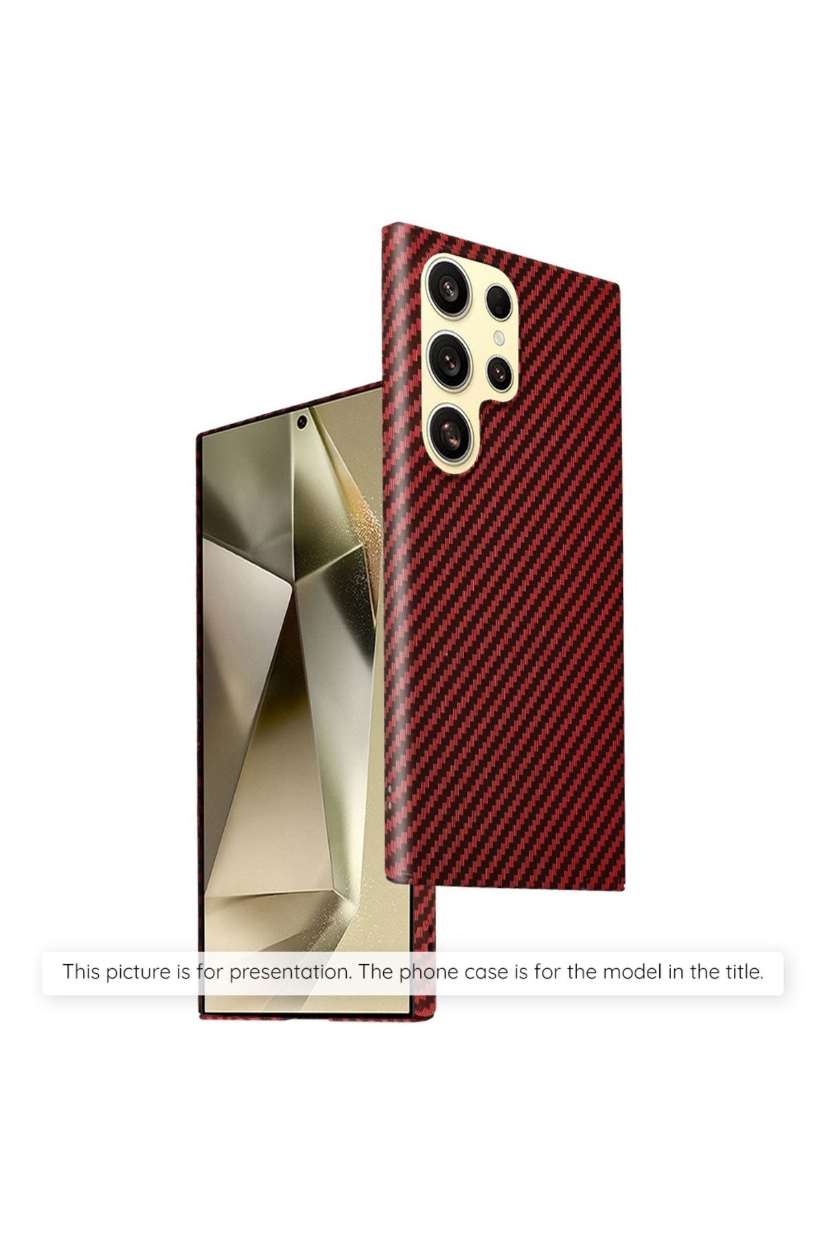 Techsuit-IPhone 13 Pro Max Case - Techsuit Carbonite FiberShell - Red 2