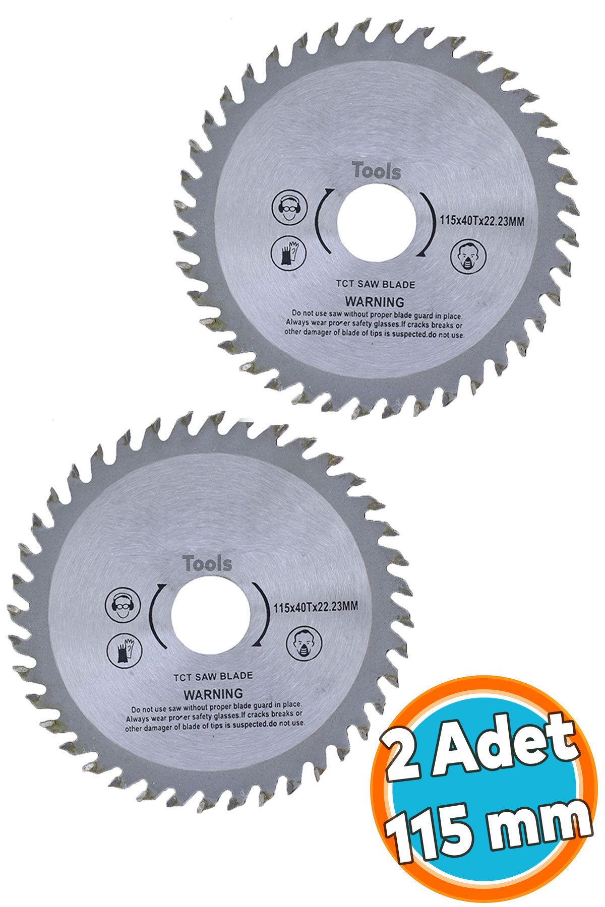 NZB Daire Testere Ahşap Kesme Sunta Testeresi 115 mm 40 Diş (2 Adet)