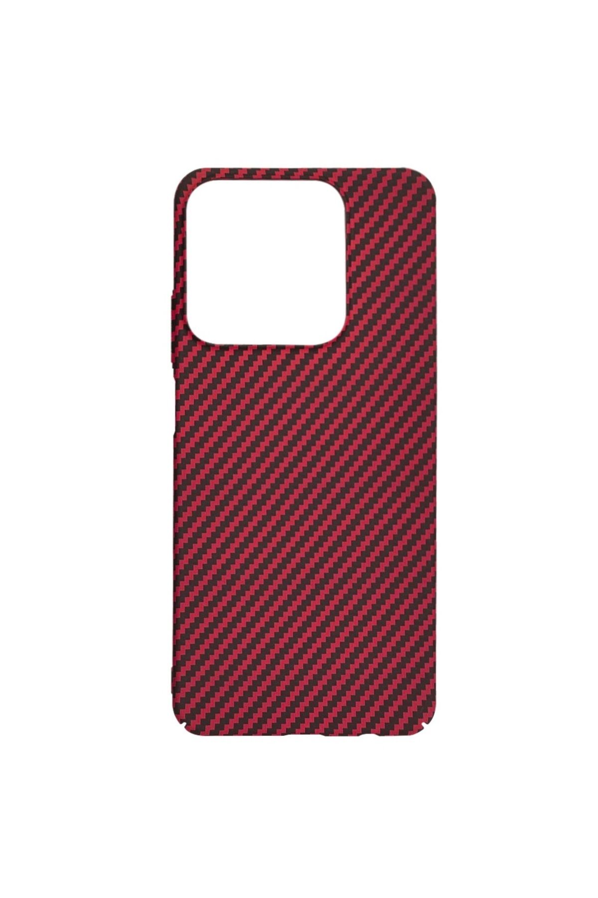 Techsuit-Case for Realme C63 / C61 - Techsuit Carbonite FiberShell - Red 4