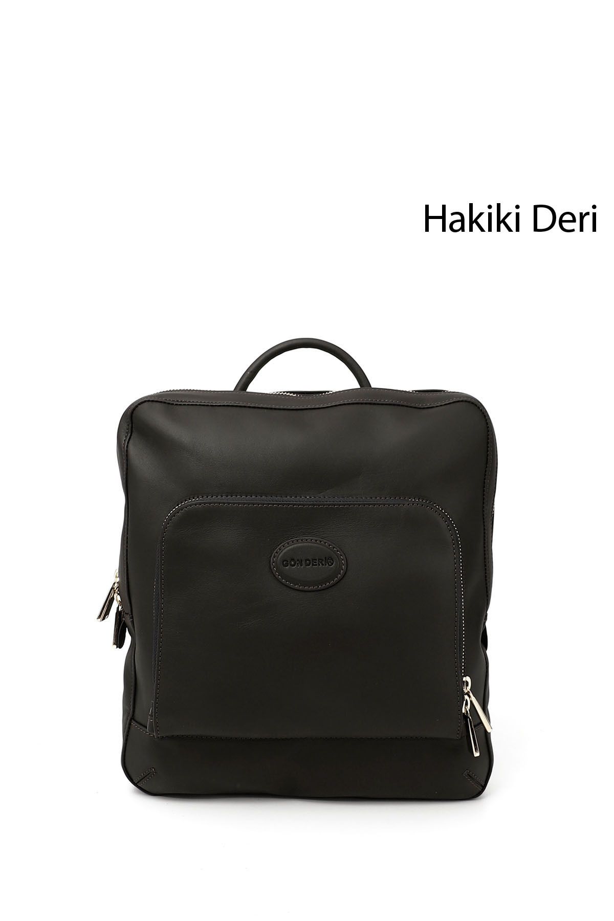 GÖNDERİ(R) Kadın / Kız Siyah Hakiki Deri El Ve Sırt Çantası
