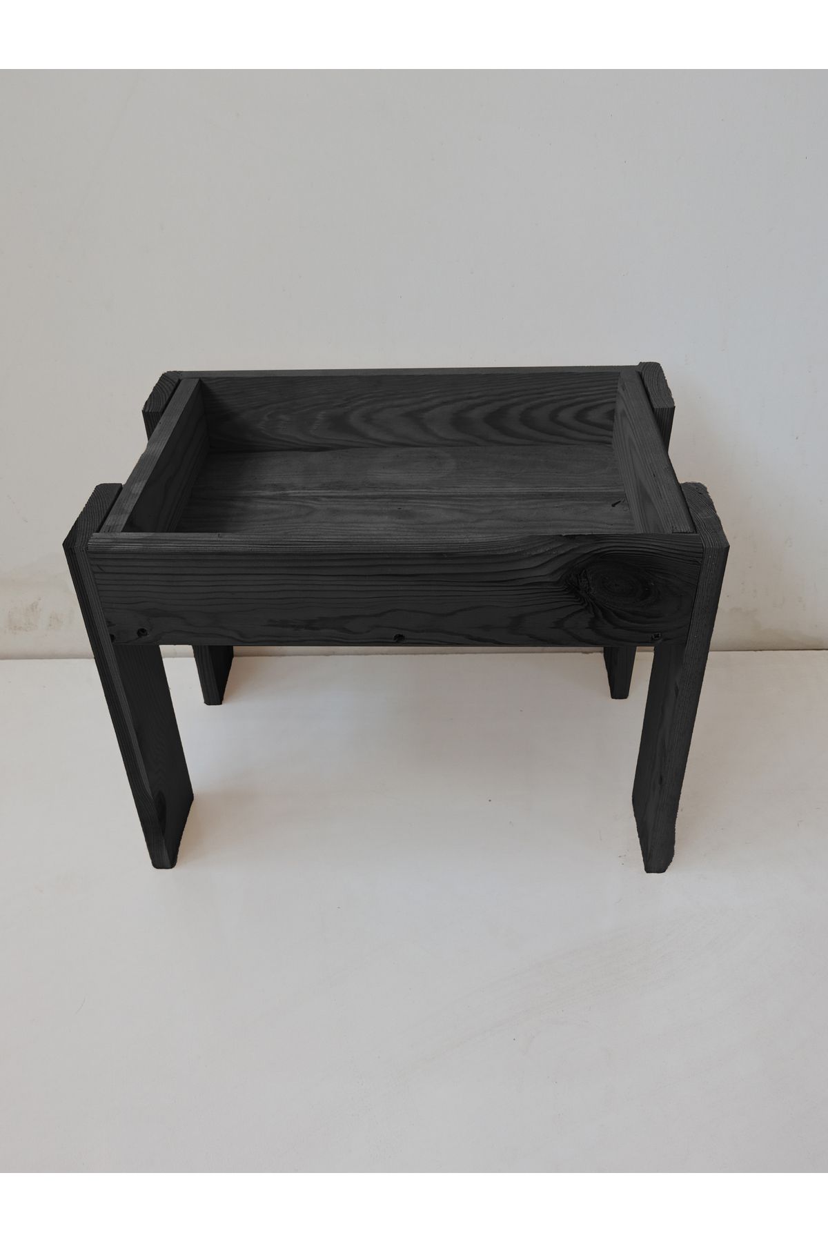 Wooden Factory Doğal Ahşap Çok Amaçlı Stand - Raf, Sehpa, Tepsi Masası