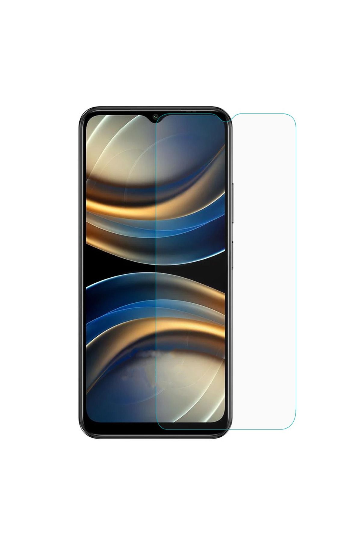 Nettech General Mobile GM23 Uyumlu Kılıf Dostu Cam Ekran Koruyucu