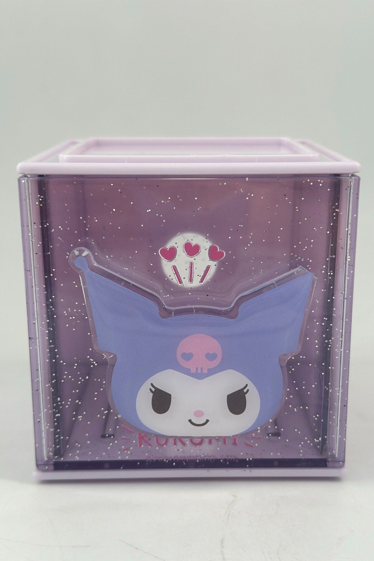 Miniso Sanrio Lisanslı Akrilik Saklama Kutusu (Kuromi)