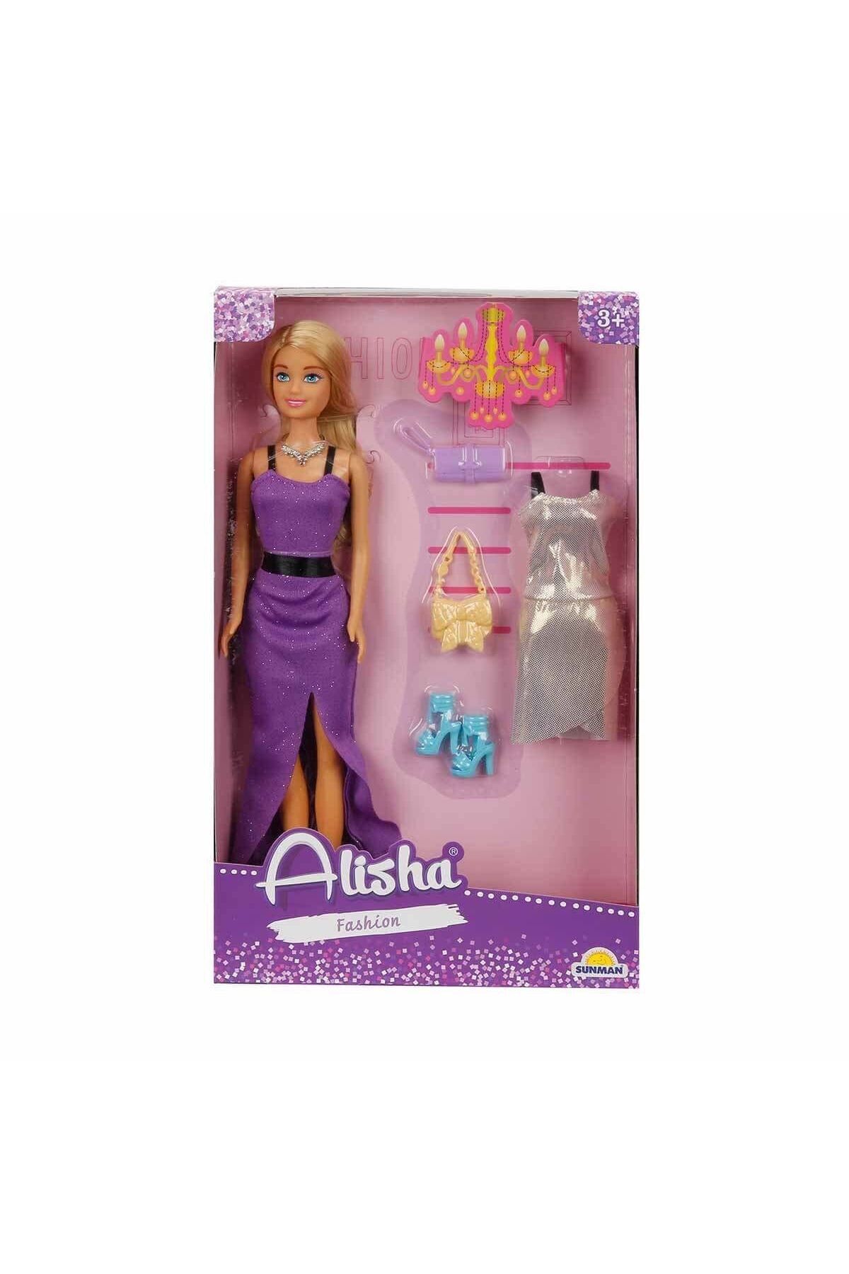 swilex 3393 sunx-RST-SIS Minik Alisha Yedek Kıyafetli Bebek Set 29 cm - güneş