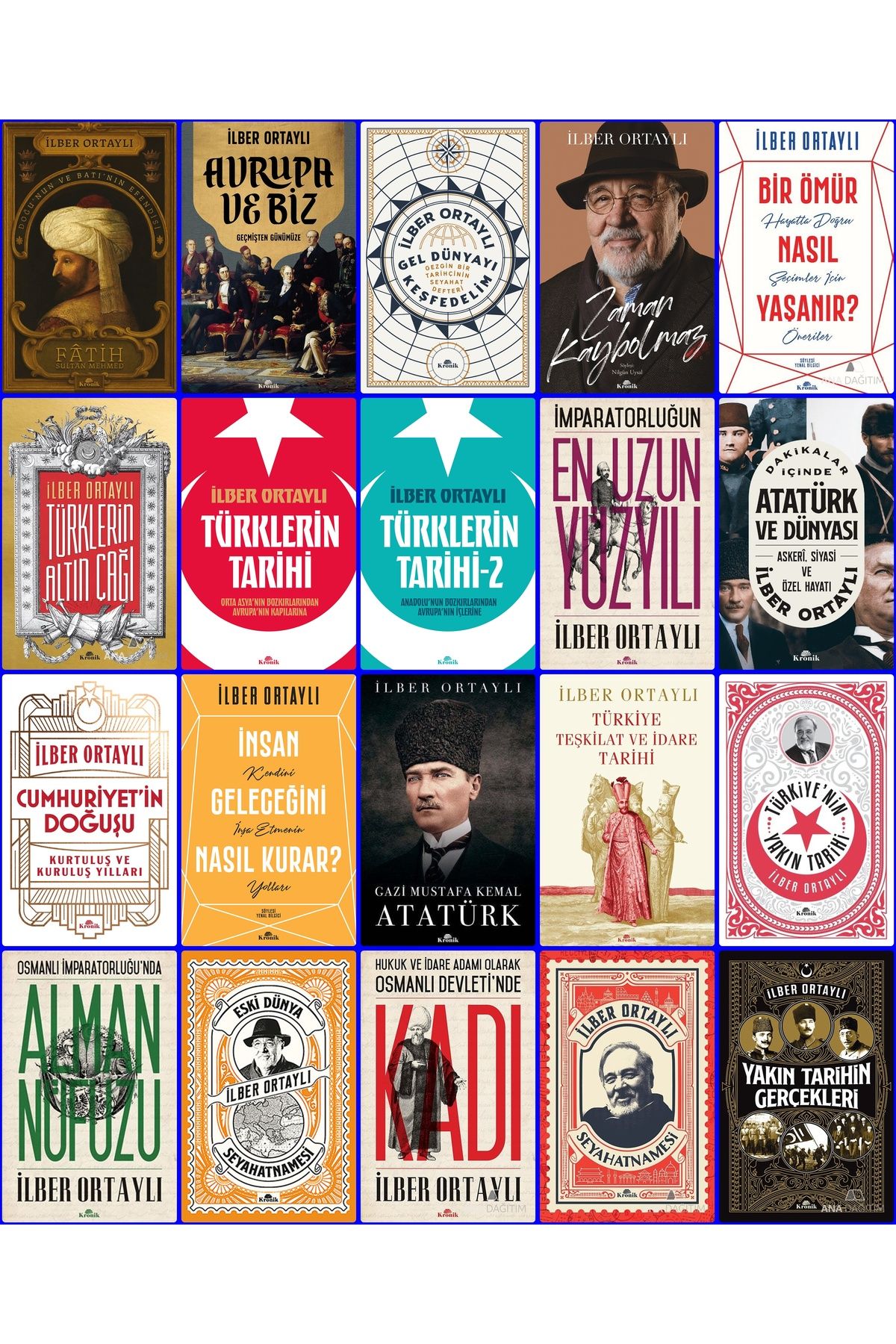 Kronik Kitap İlber Ortaylı 20 Kitap Set