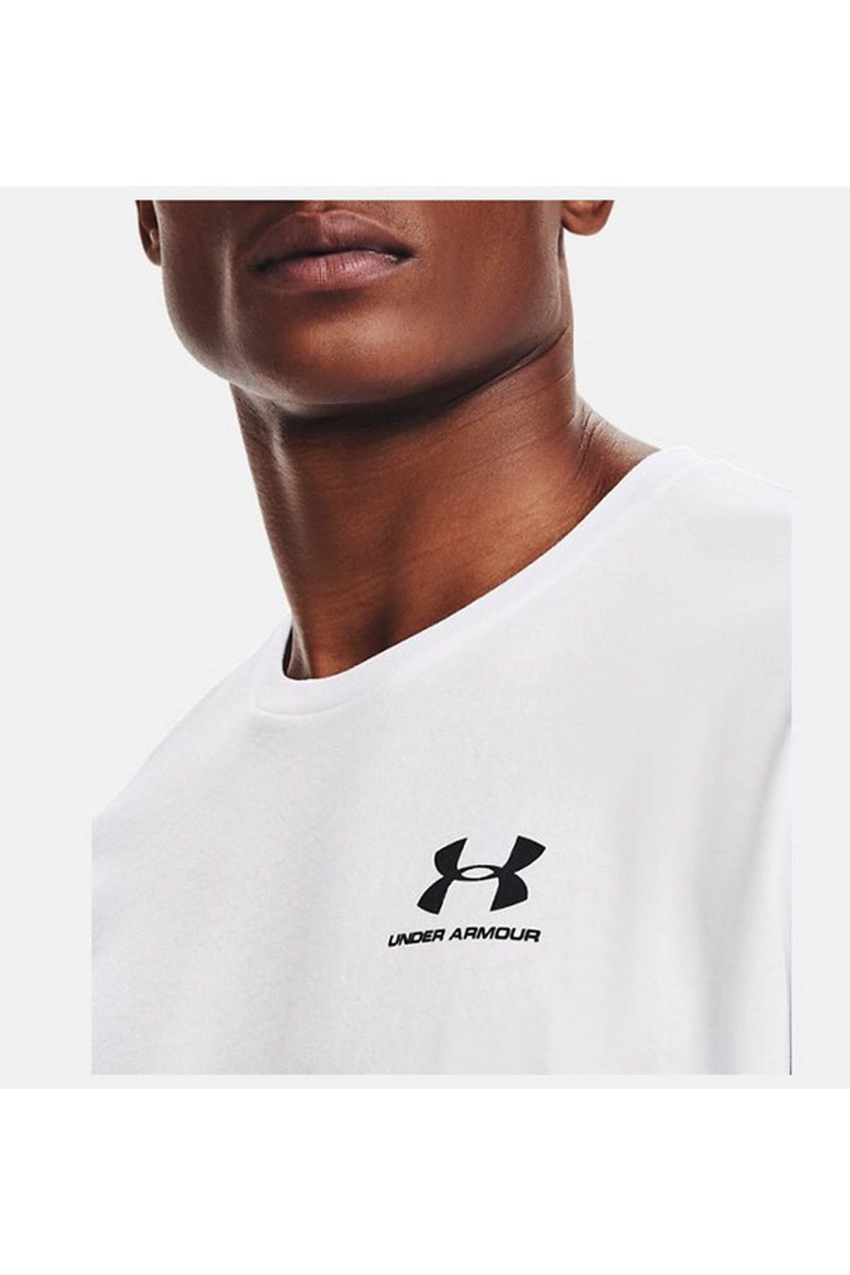 تی شرت سفید مردانه اورجینال Under Armour