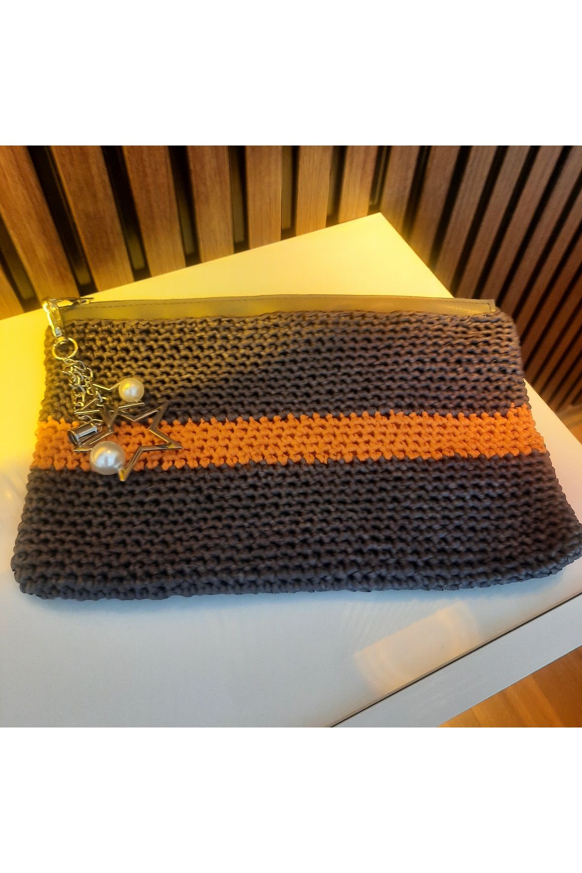 Siesta kaktus hobi El örgüsü yumuşak clutch al çık kadin canta