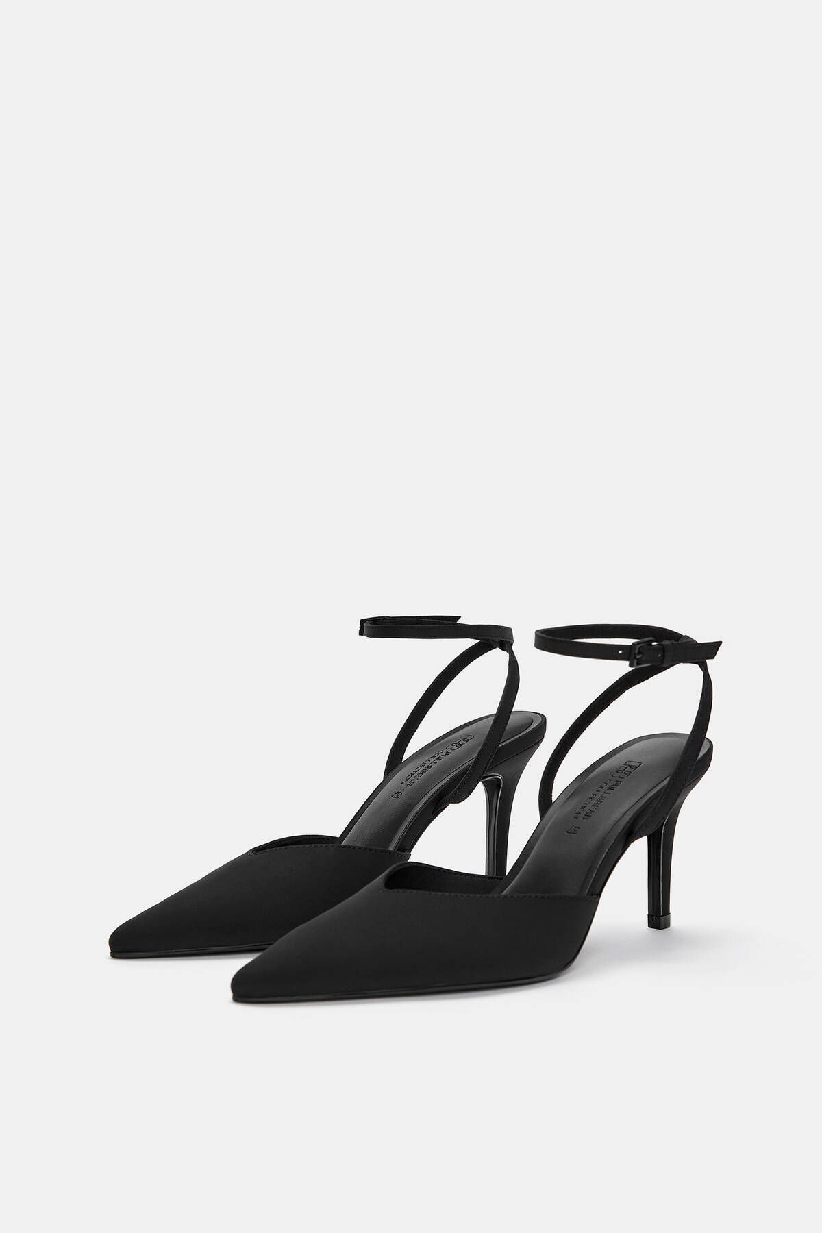 Pull & Bear-Nylon-effect high-heel shoes 2