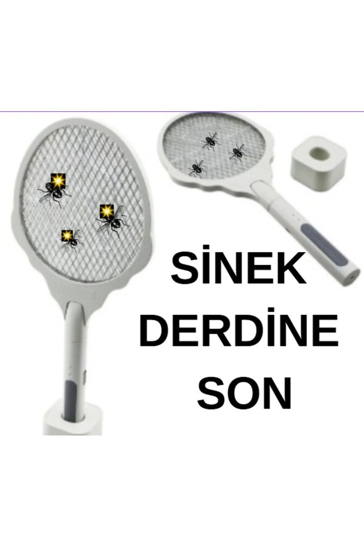 ViATOM SİNEK ÖLDÜRÜCÜ USB TO TYPE-C ŞARJLI SİNEK ÖLDÜRÜCÜ RAKET AYAK APARATLI