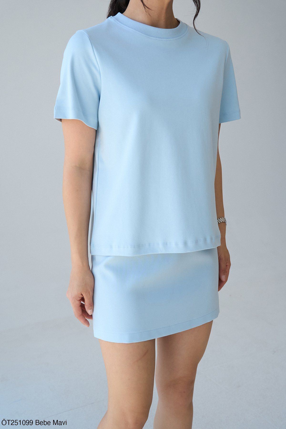 Gallogi Premium Kalite, Bisiklet Yaka %100 Pamuk Regular T-Shirt