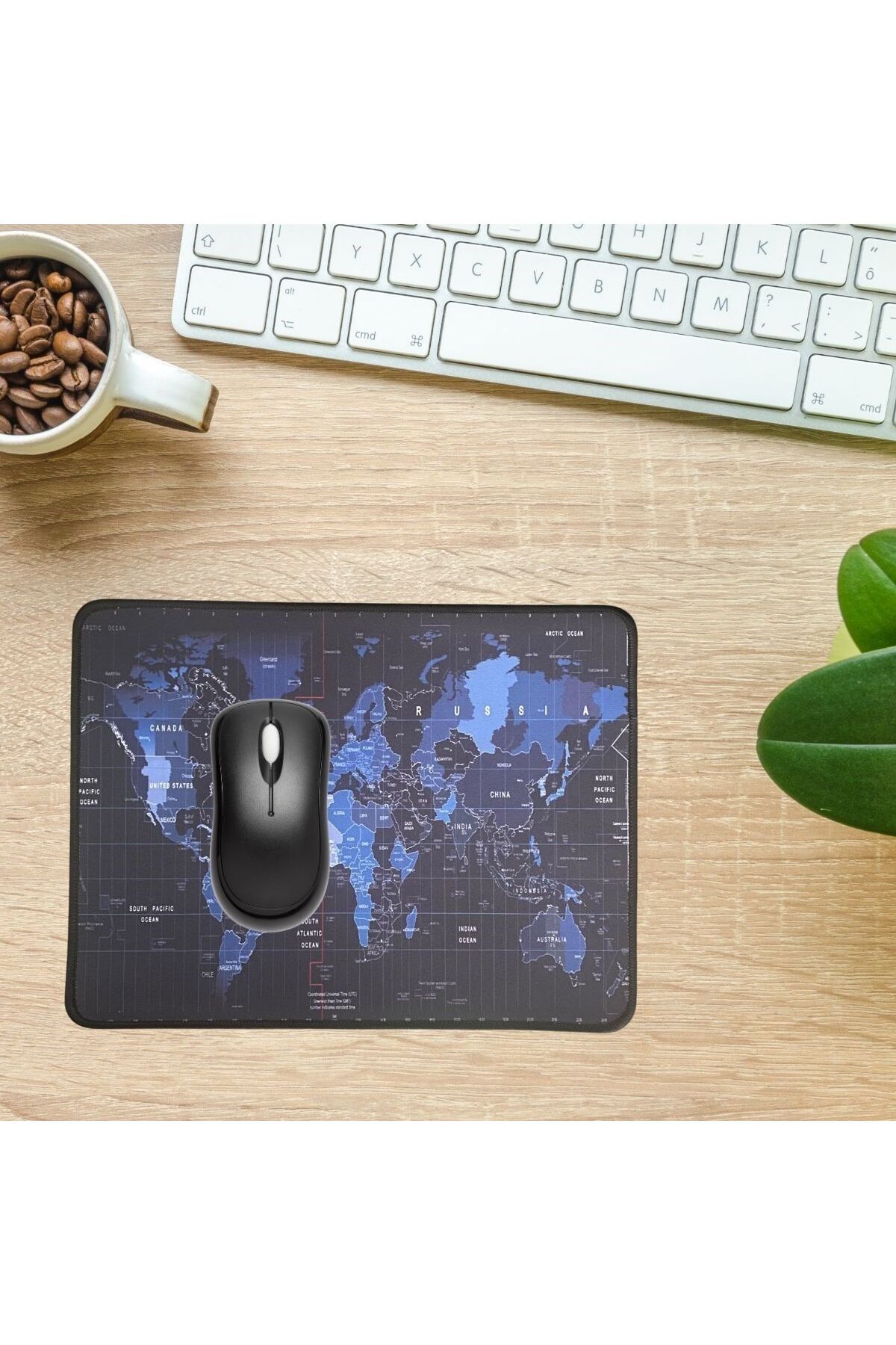 swilex 25x32 cm Küçük Boy Mouse Pad Dünya Haritası