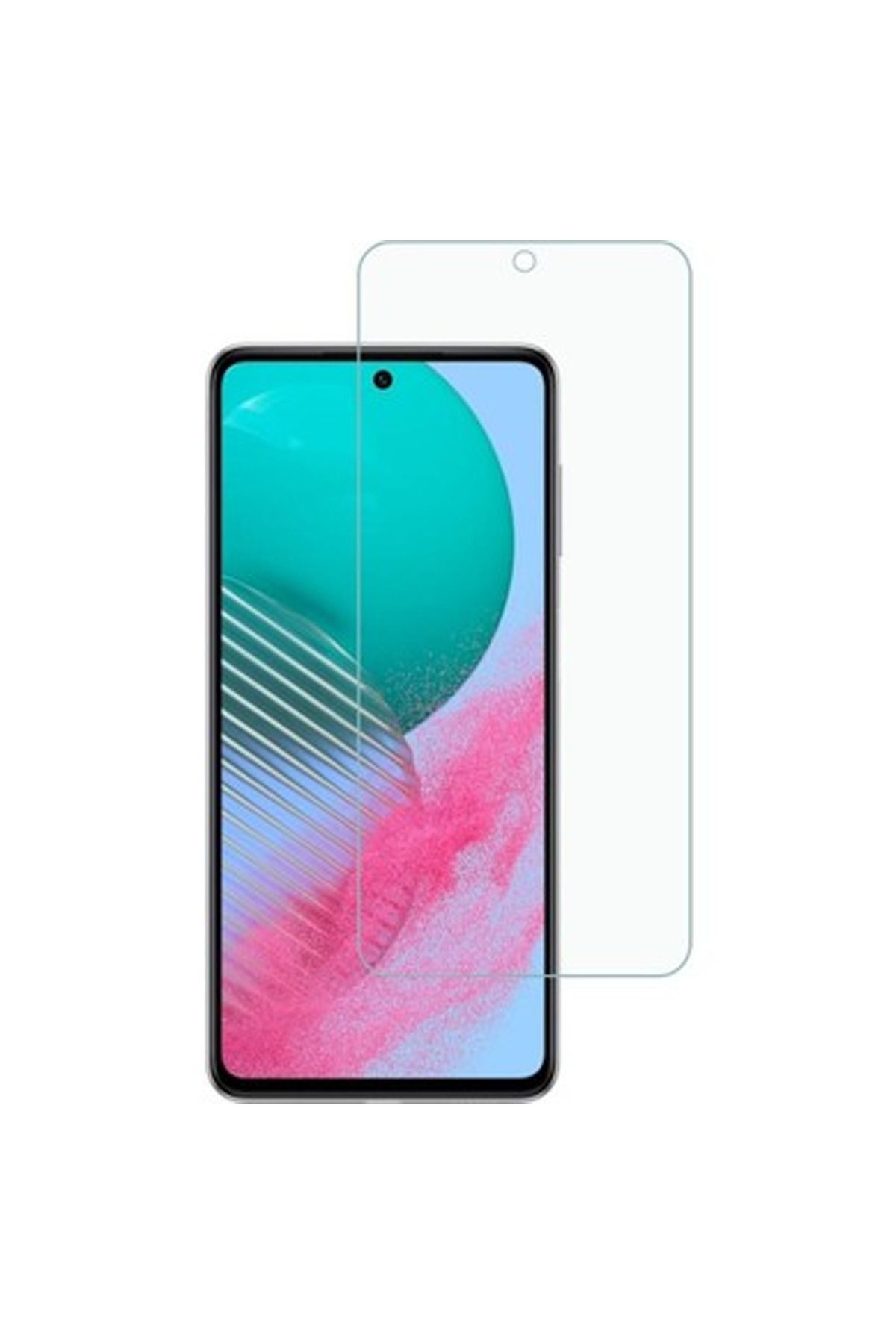 Nettech Samsung Galaxy M54 Uyumlu Kılıf Dostu Cam Ekran Koruyucu (Şeffaf)