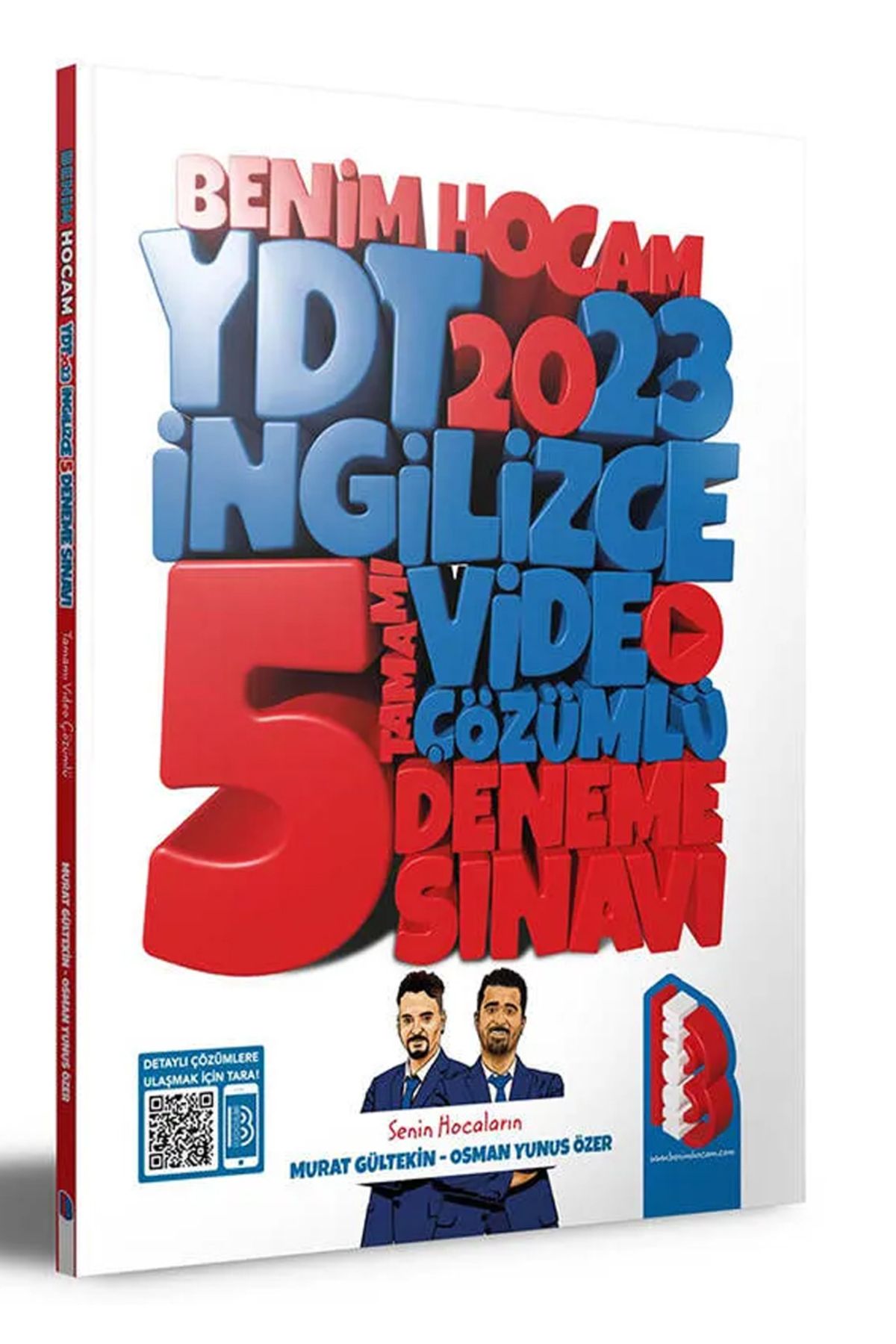 Altınpost Yayınları 2023 YDT İngilizce Tamamı Video Çözümlü 5 Deneme Sınavı