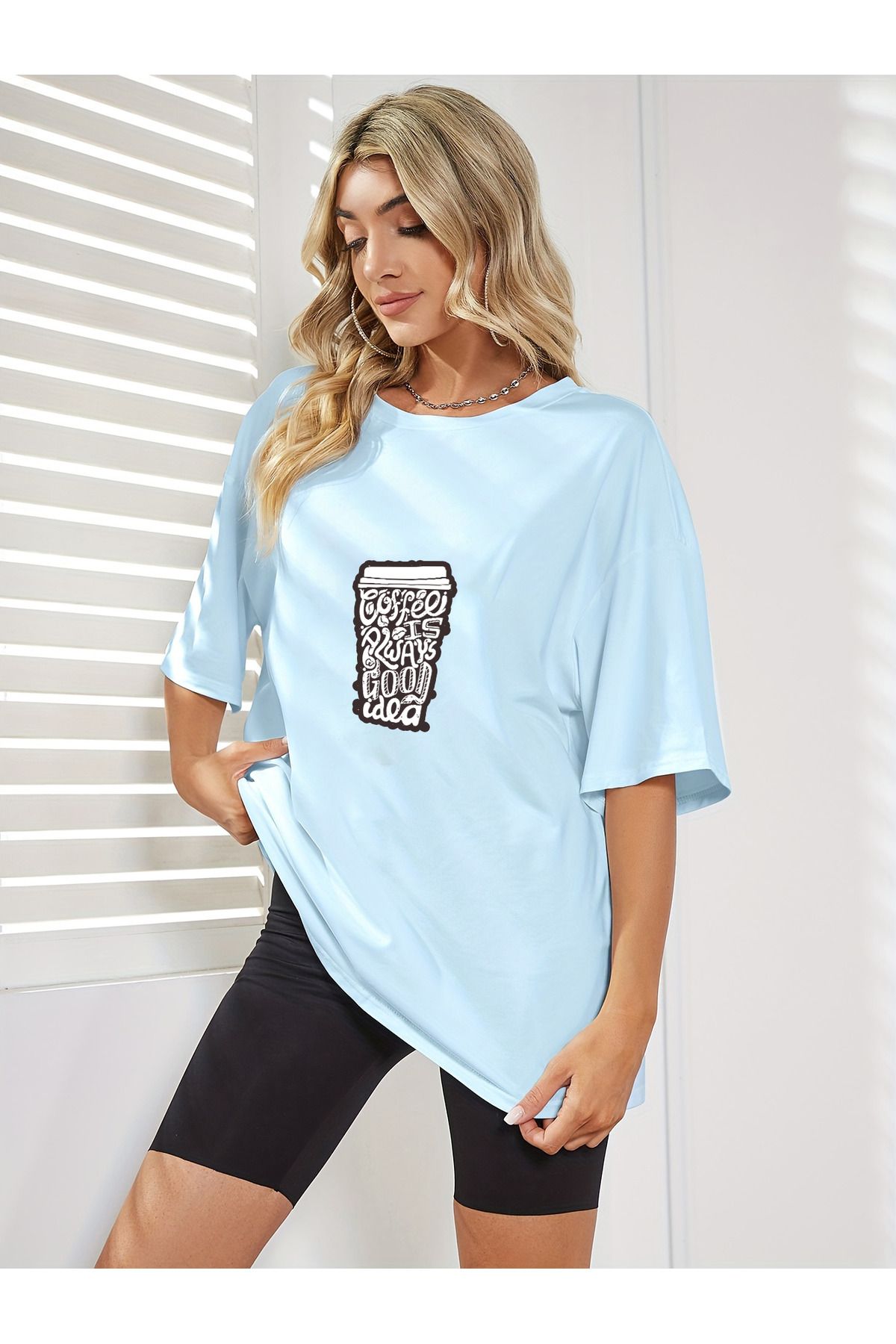 uyguntarz Unisex Kahve Severlere Özel Tasarım Basklı Tshirt