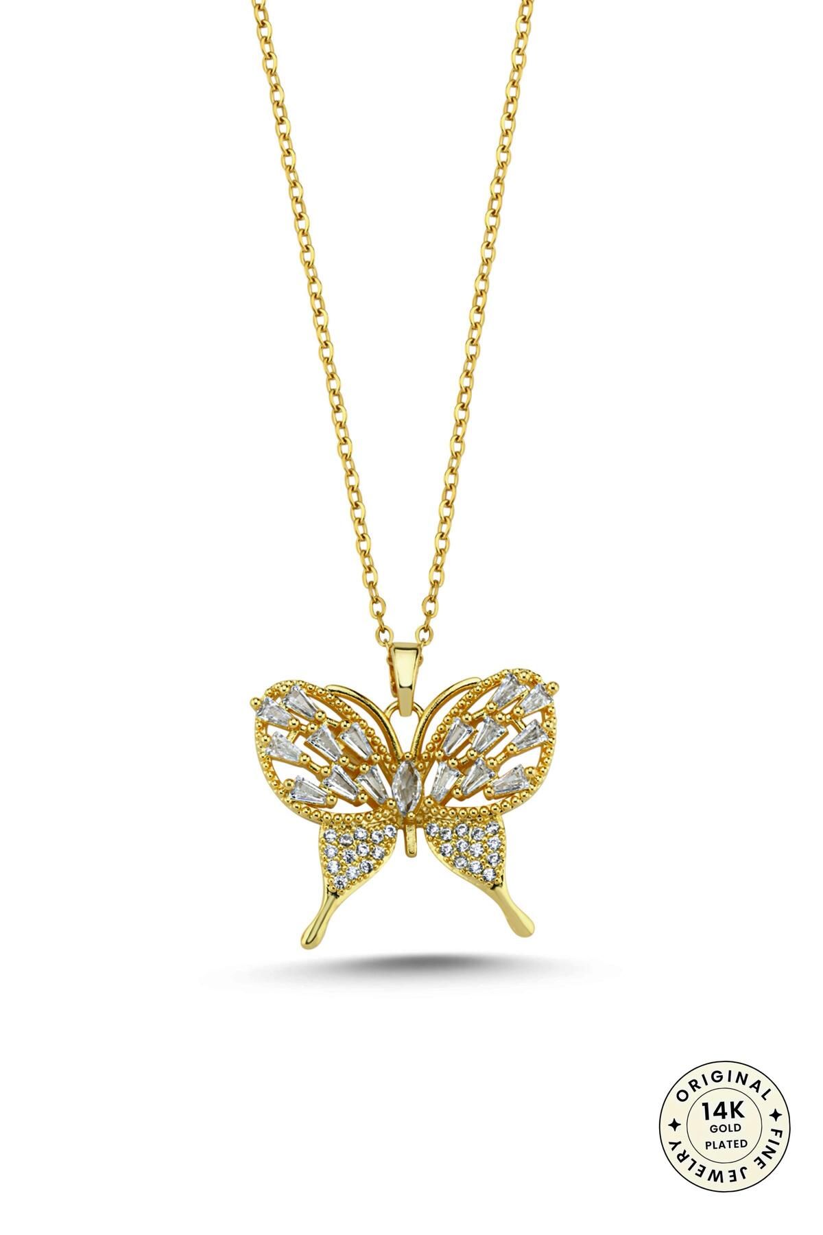 cacharel classic 14K Altın Kaplama Çelik Kolye