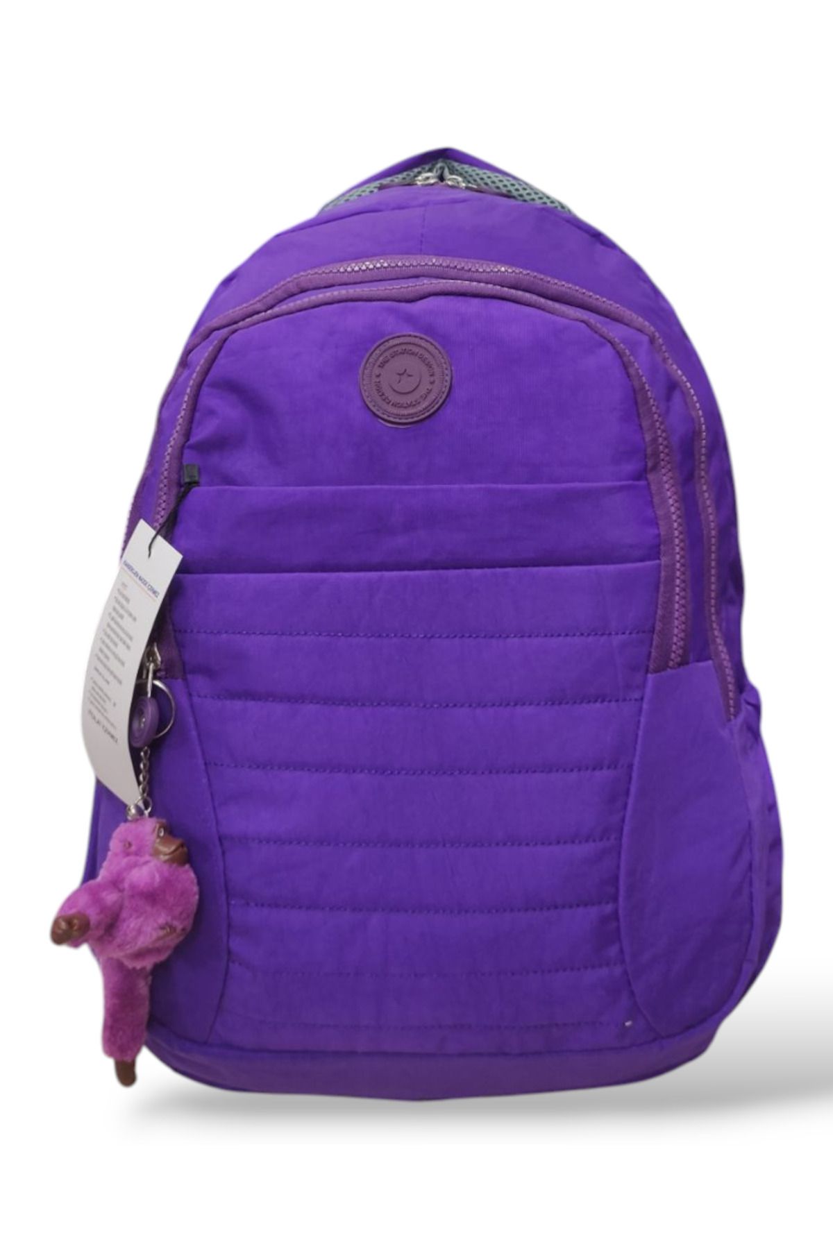 Dadacuq Krinkıl Kumaş Lüks Spor Günlük Okul 4 Bölmeli Sırt Çantası Outdoor