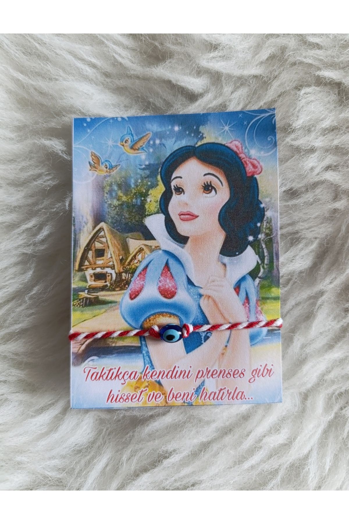 Merve ÖZTÜRK Pamuk Prenses Hediyelik 10 lu Marteniçka bileklik halhal doğum günü Hediyeliği