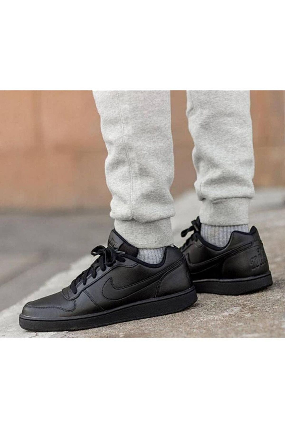 Nike Ebernon Low Erkek Siyah Sneaker Sportie