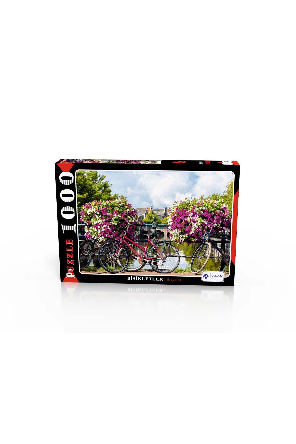 EDKZEKA Bisikletler 1000 Parça Puzzle
