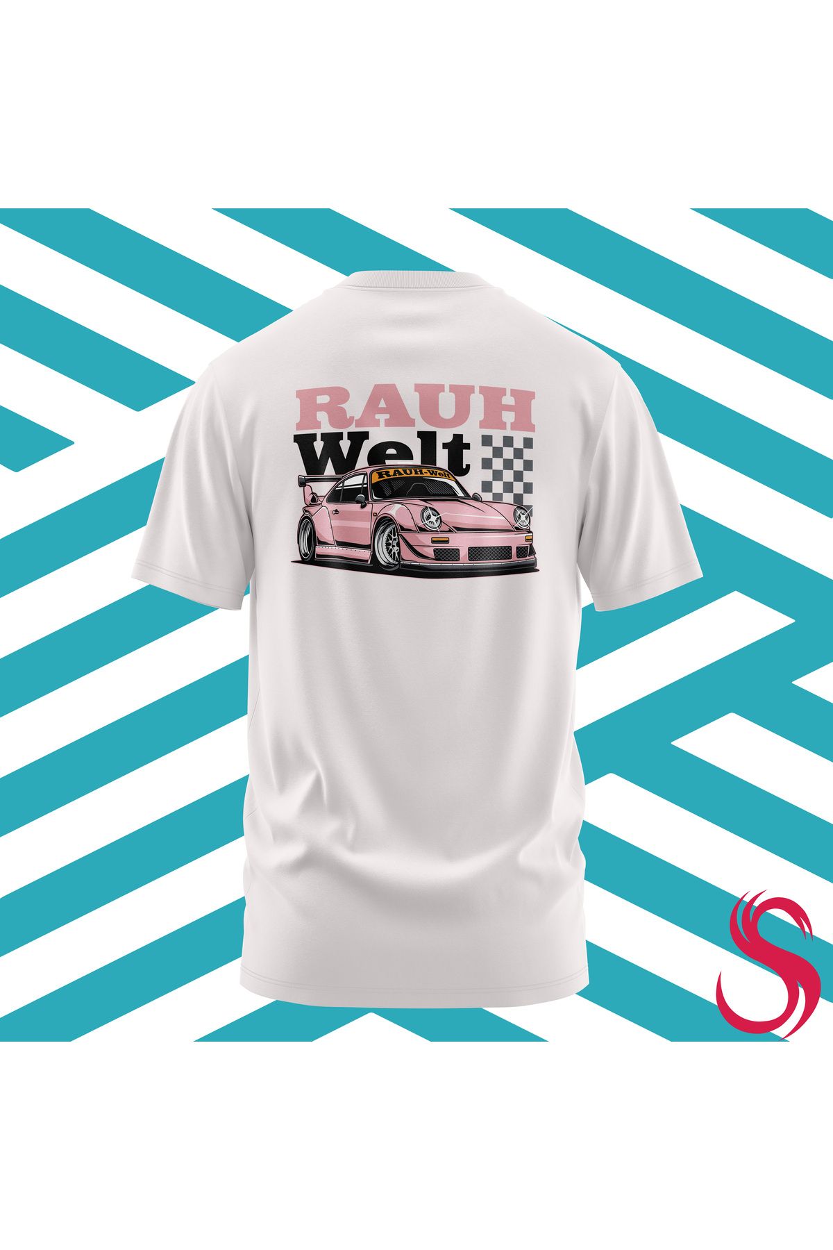 Scudetto T-Shirt RWB Pink Unisex Tişört