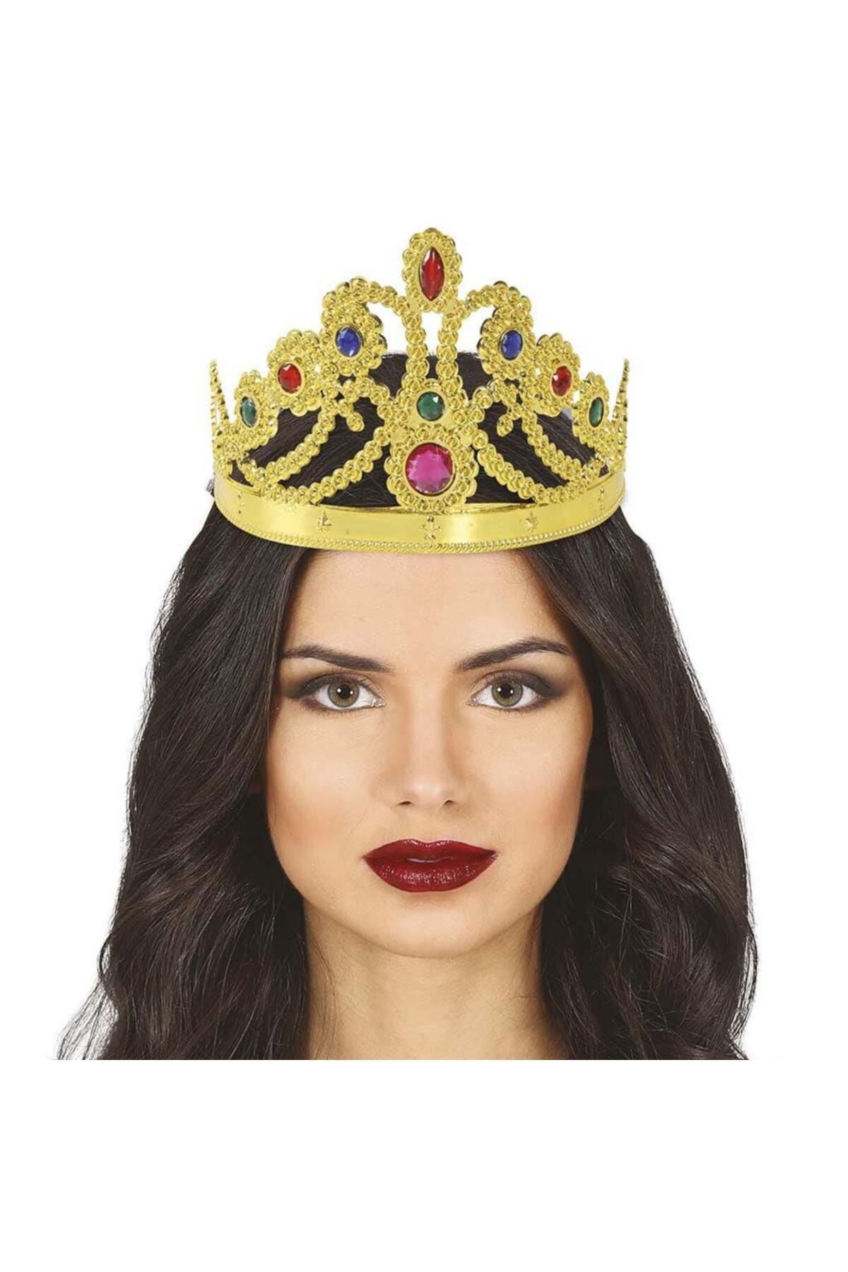 Kanonik Education AltınRenkPlastikPrensesTacıKraliçeTacı60cm